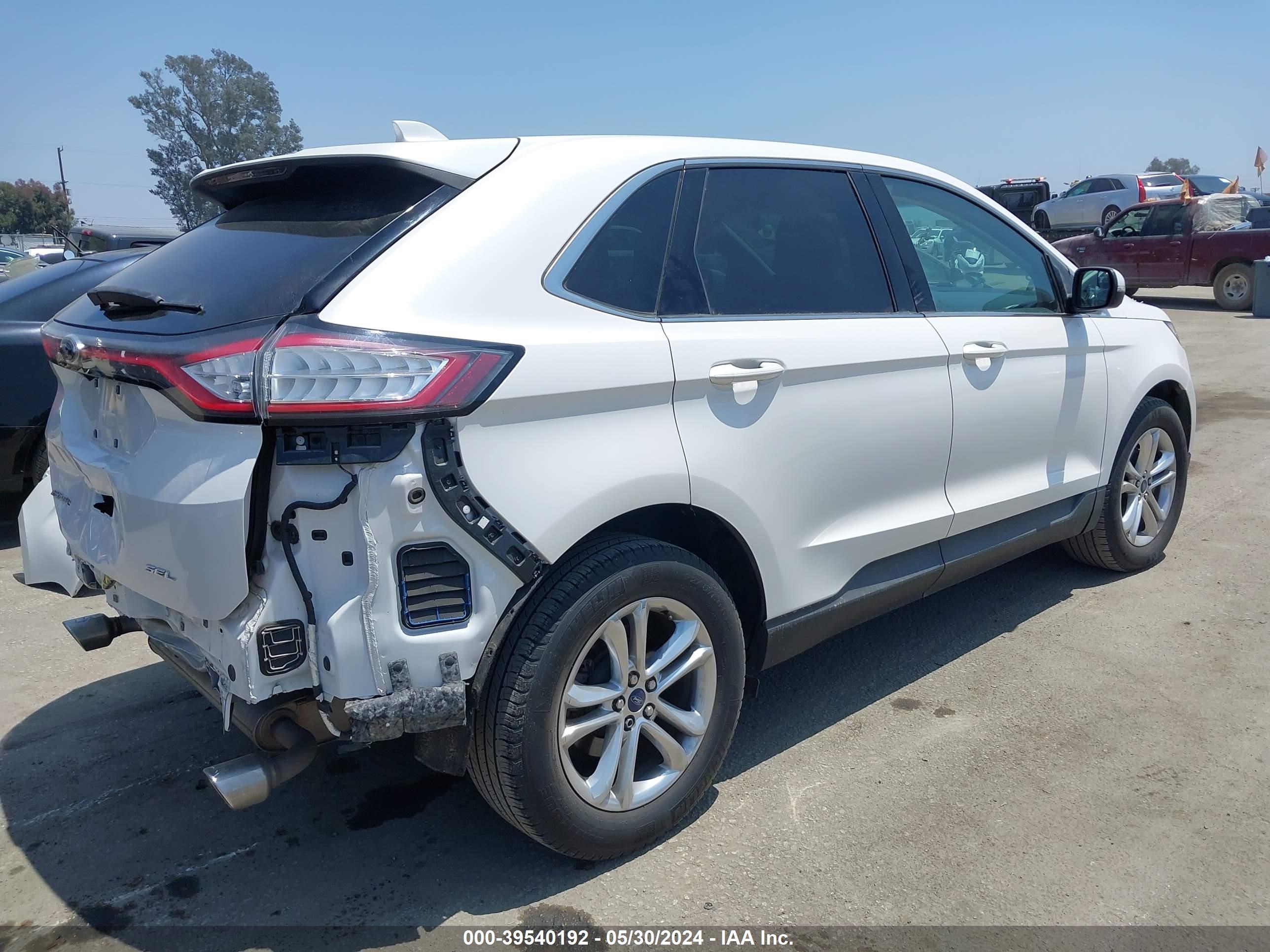 2018 Ford Edge Sel vin: 2FMPK3J87JBB05483