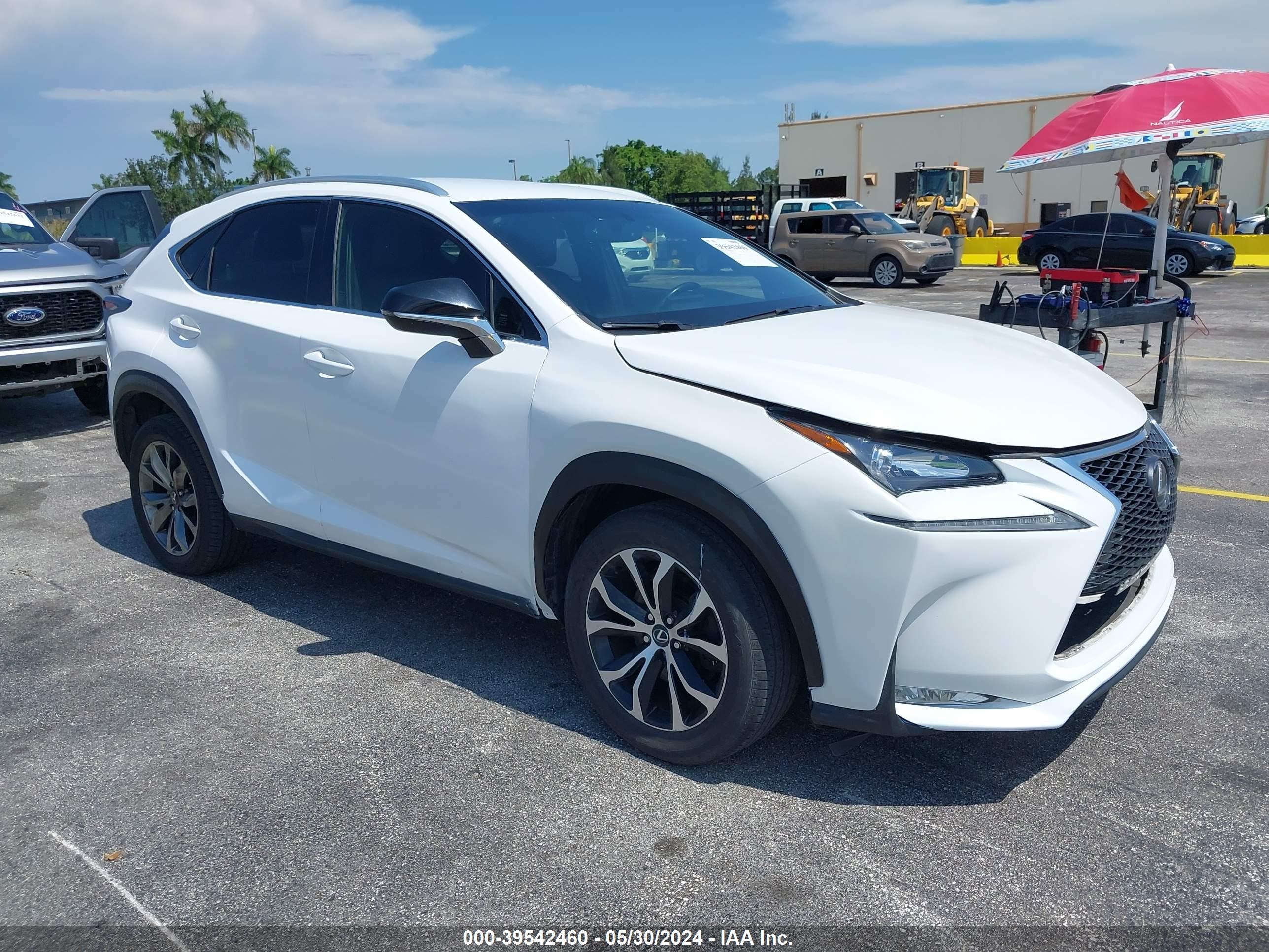 2017 Lexus Nx 200T F Sport vin: JTJYARBZ7H2059317