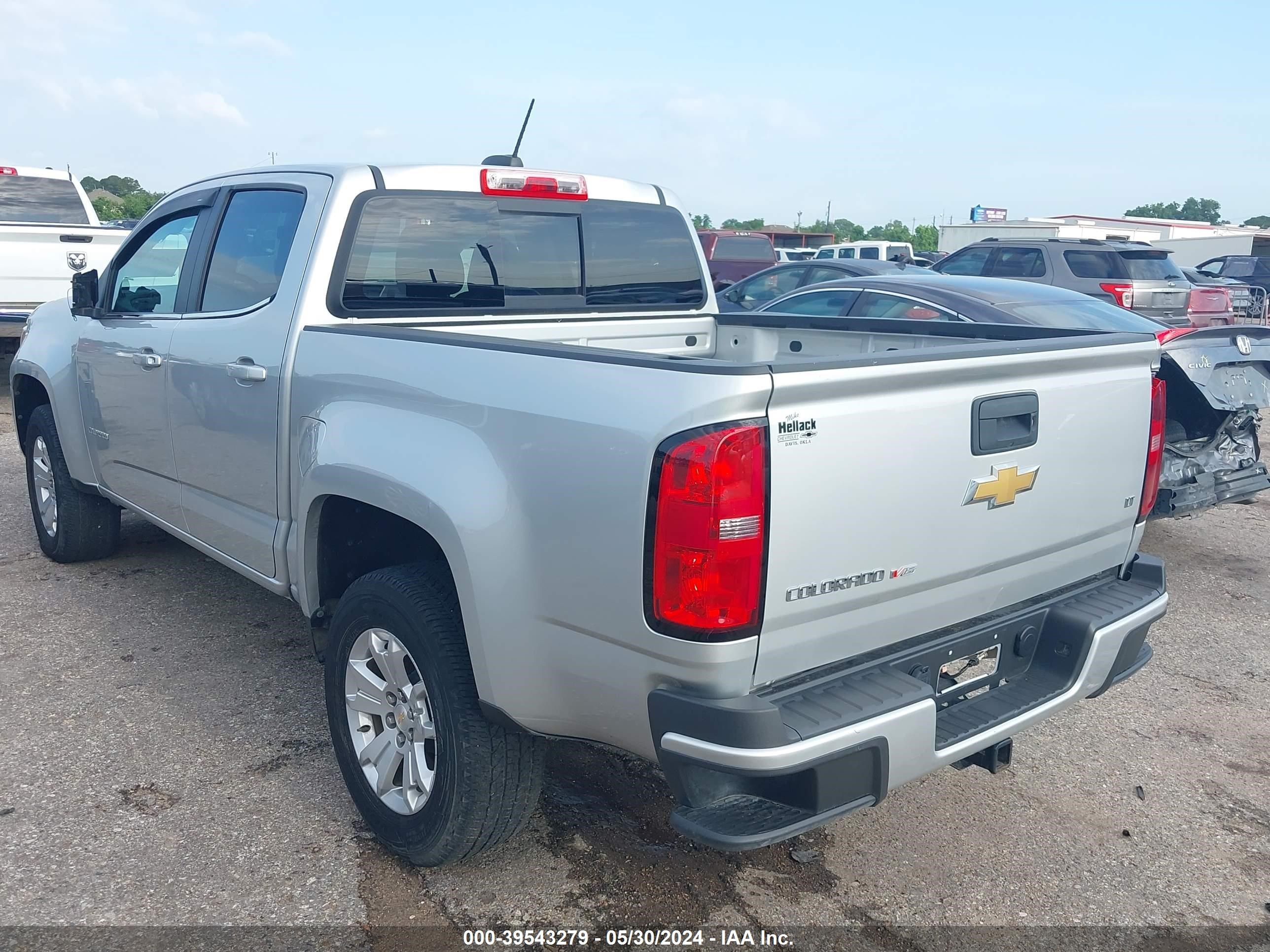 2020 Chevrolet Colorado 2Wd Short Box Lt vin: 1GCGSCEN1L1172552