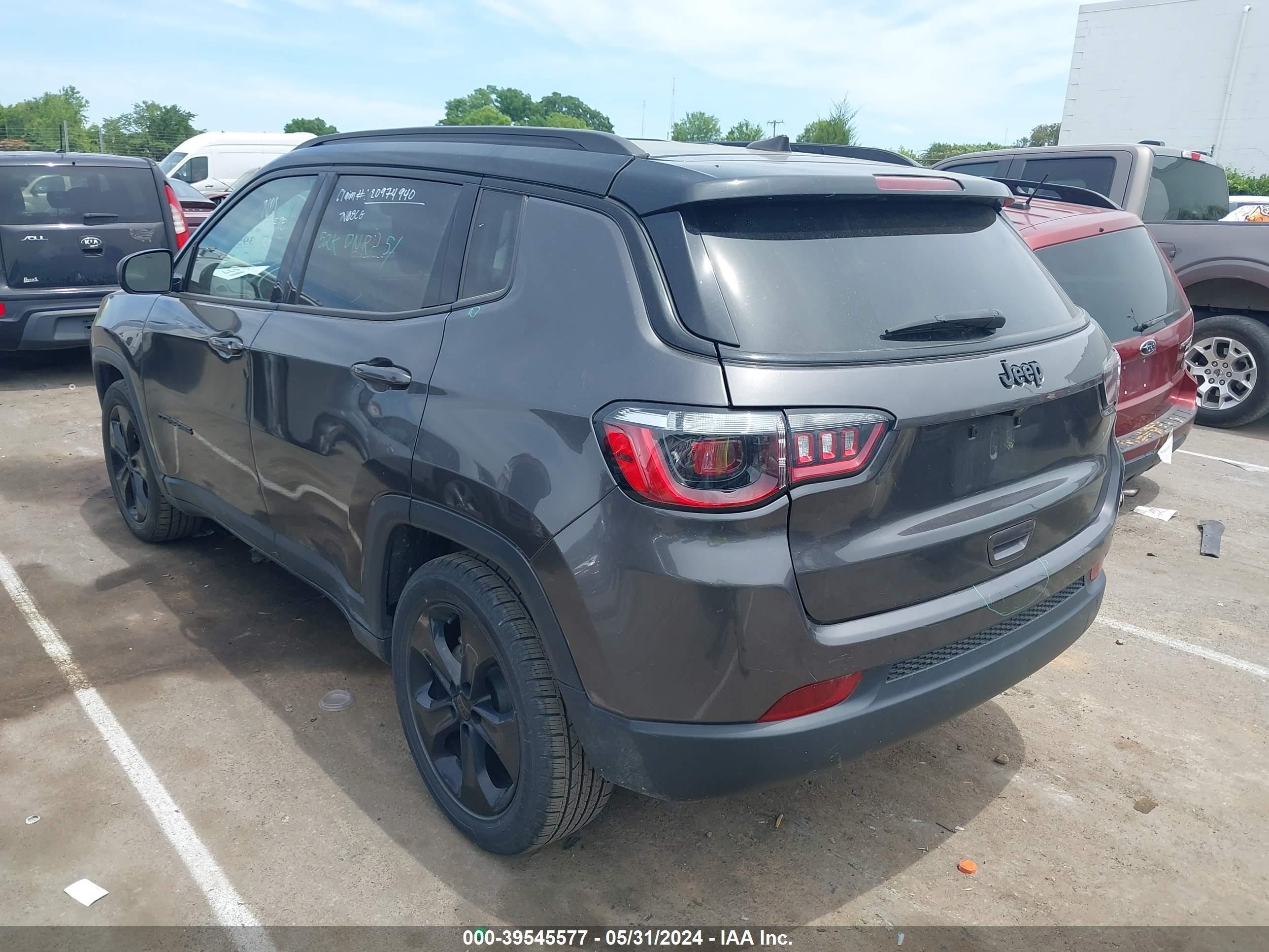 2021 Jeep Compass Altitude Fwd vin: 3C4NJCBB8MT587155