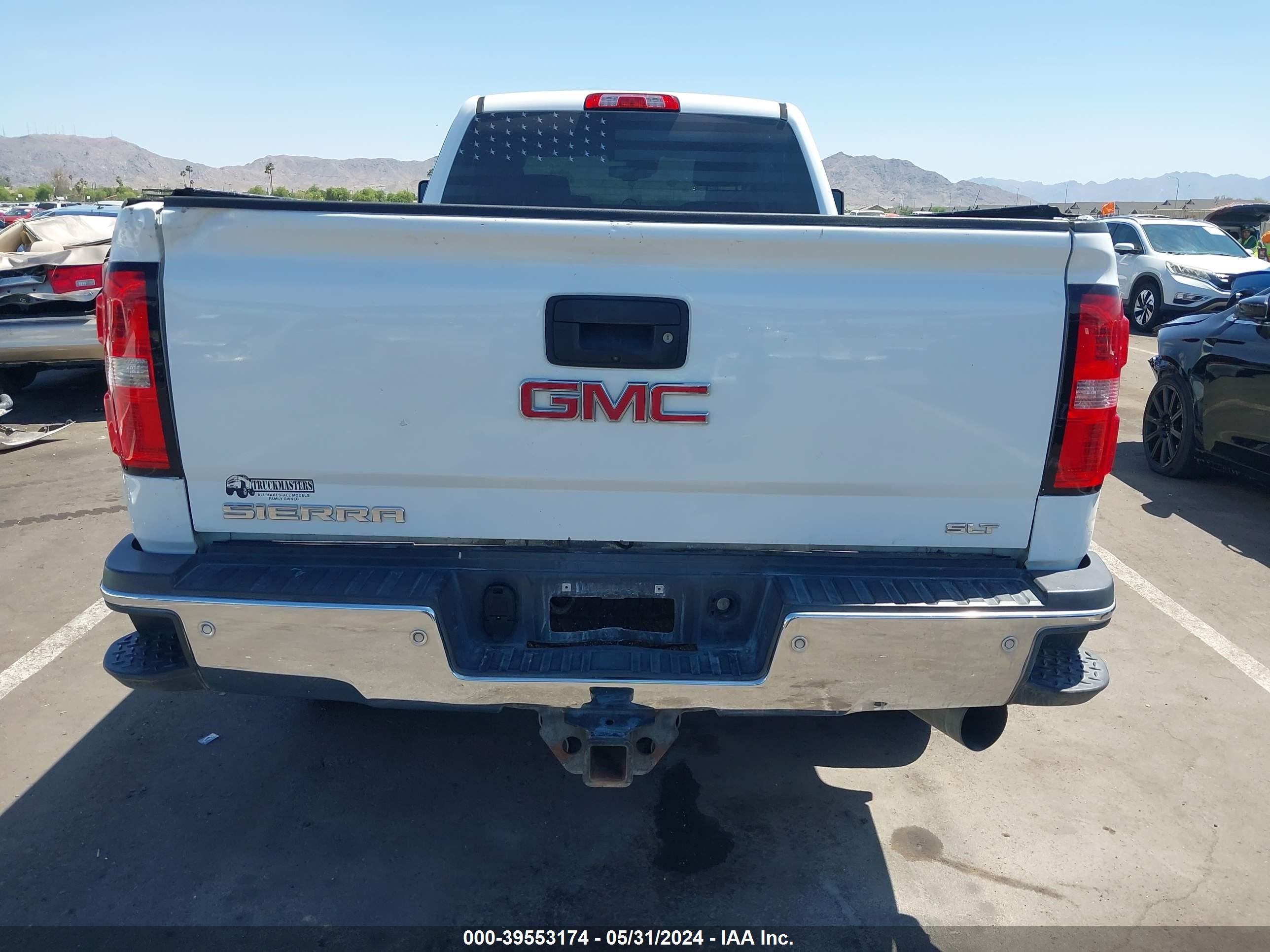 2017 GMC Sierra 2500Hd Slt vin: 1GT12TEY0HF123367