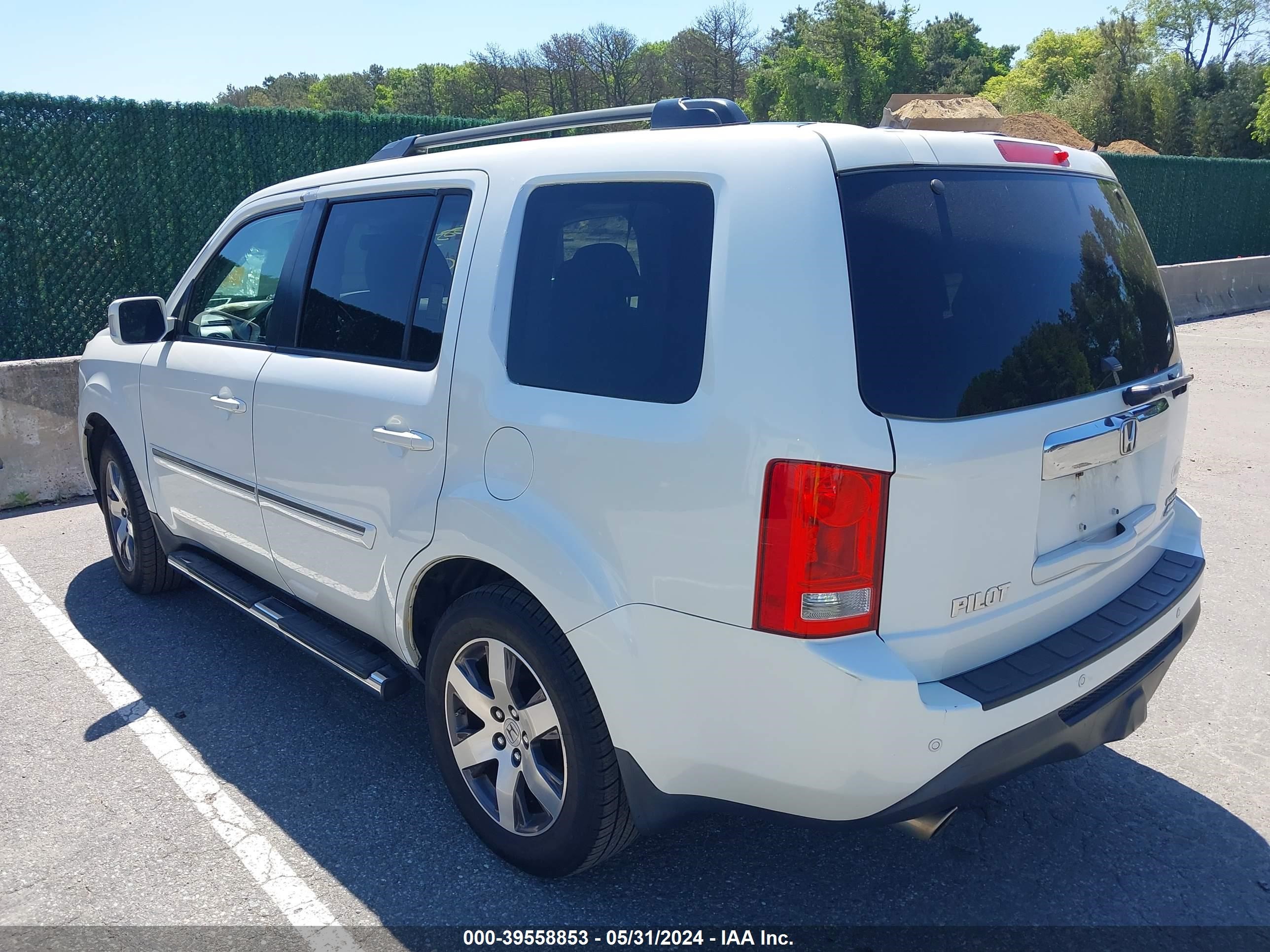 2012 Honda Pilot Touring vin: 5FNYF4H99CB033869