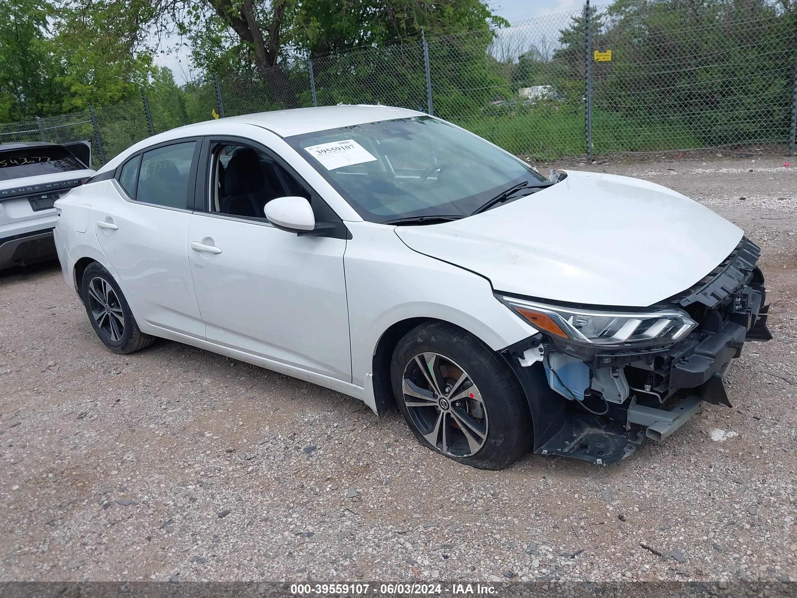 2022 Nissan Sentra Sv vin: 3N1AB8CVXNY254366