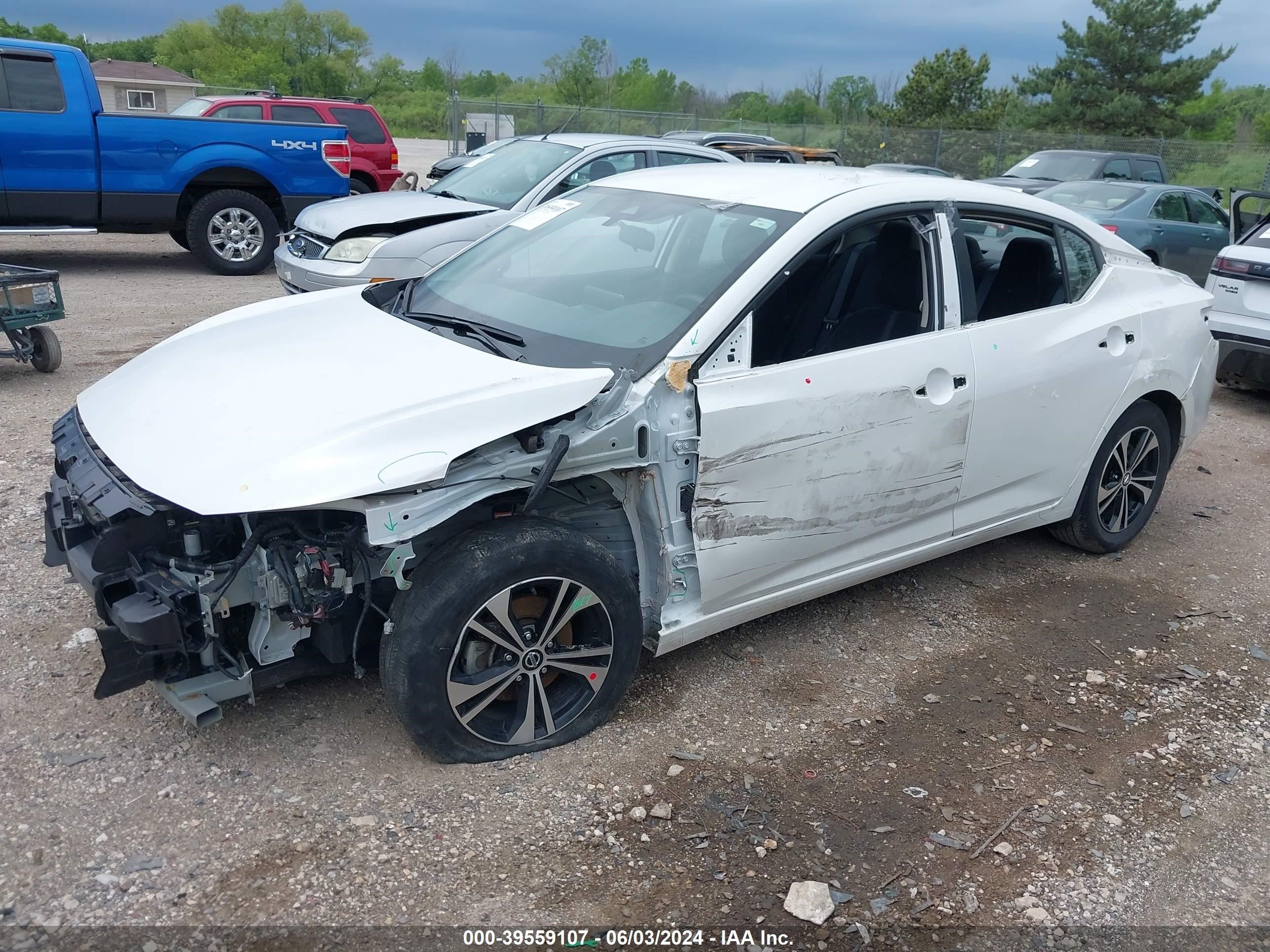 2022 Nissan Sentra Sv vin: 3N1AB8CVXNY254366