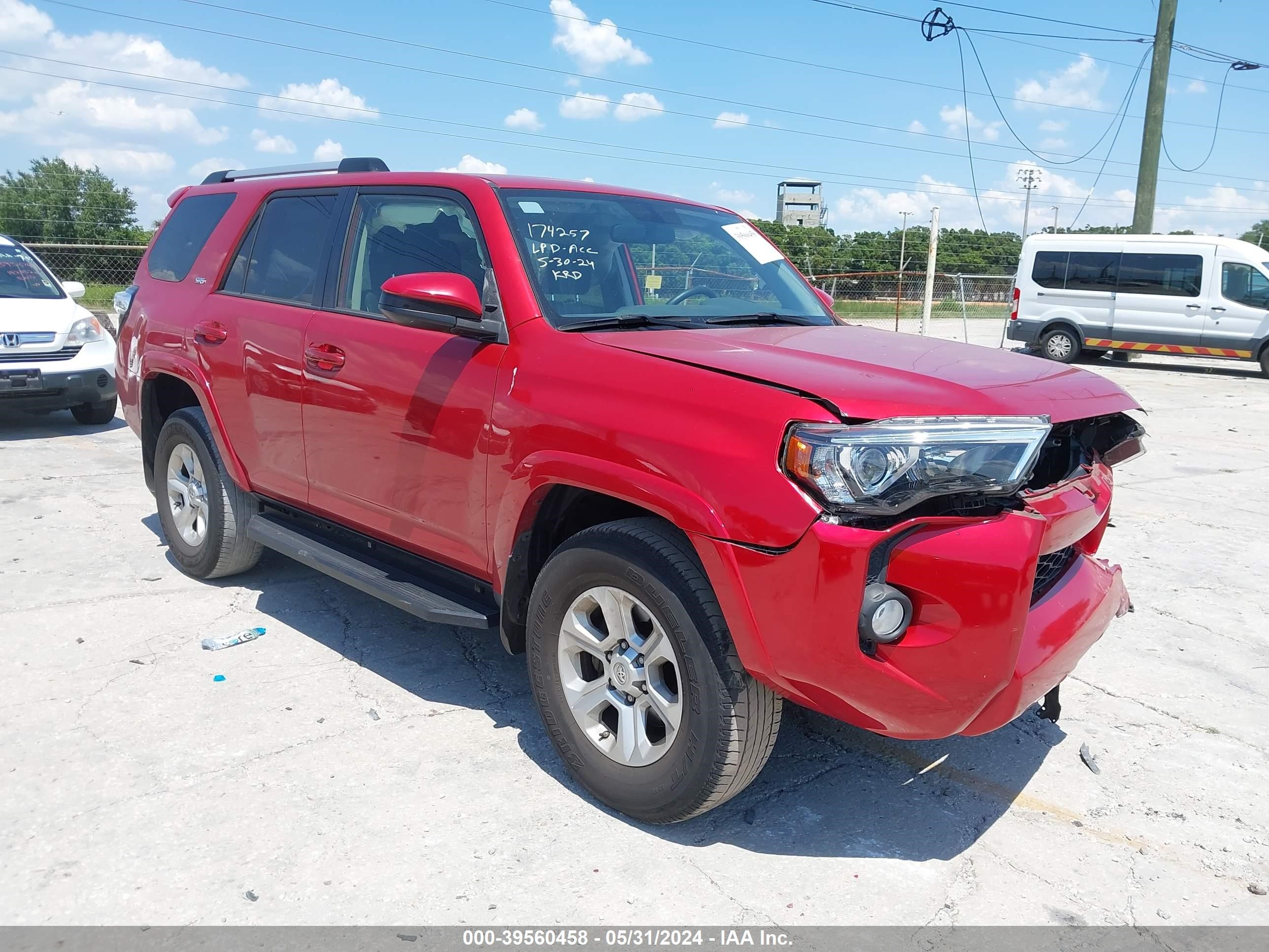 2019 Toyota 4Runner Sr5 vin: JTEZU5JR9K5207364