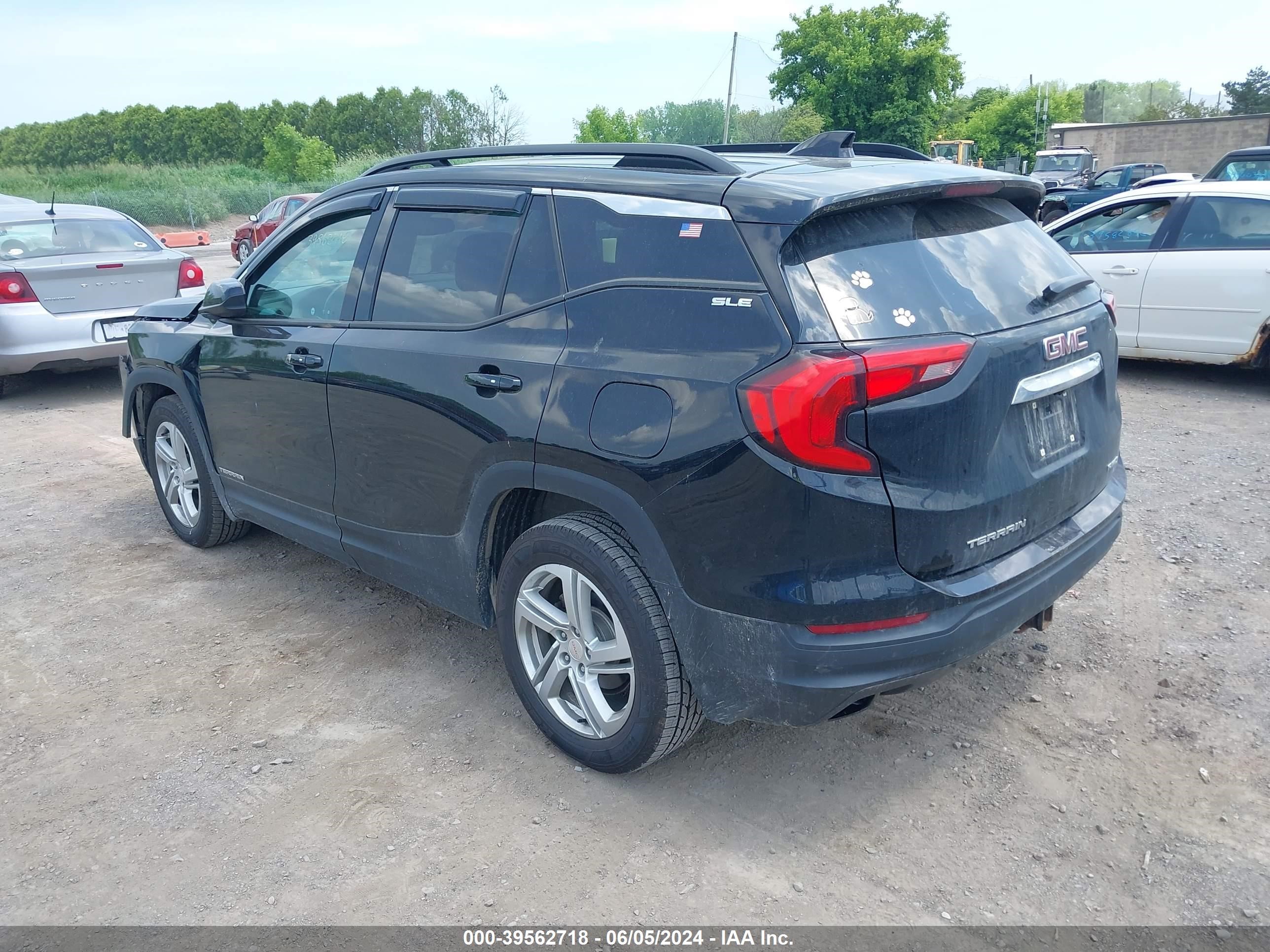 2019 GMC Terrain Sle vin: 3GKALTEX1KL196091