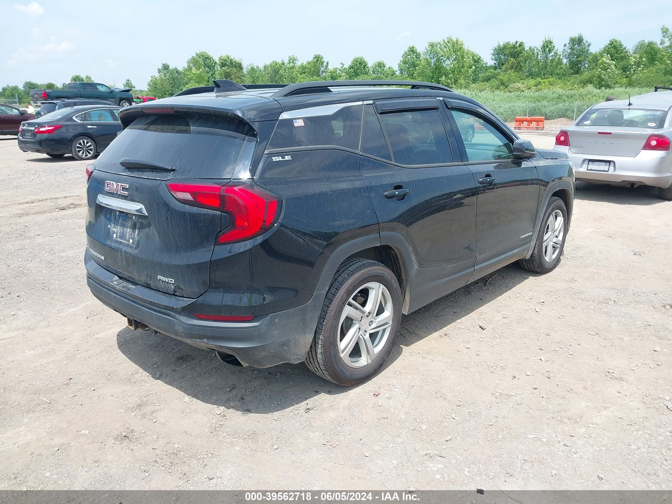 2019 GMC Terrain Sle vin: 3GKALTEX1KL196091