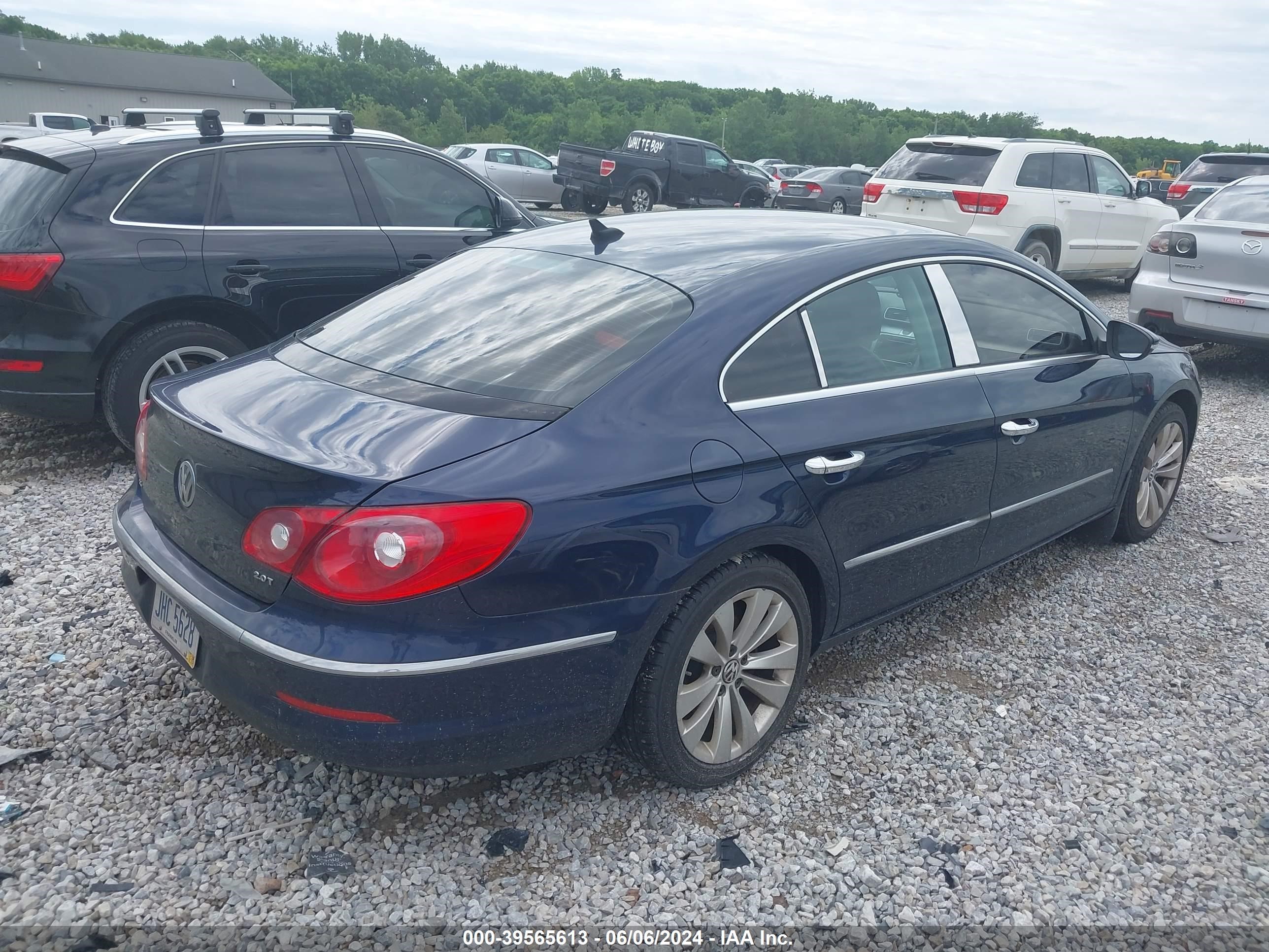 2012 Volkswagen Cc Sport vin: WVWMN7ANXCE510434