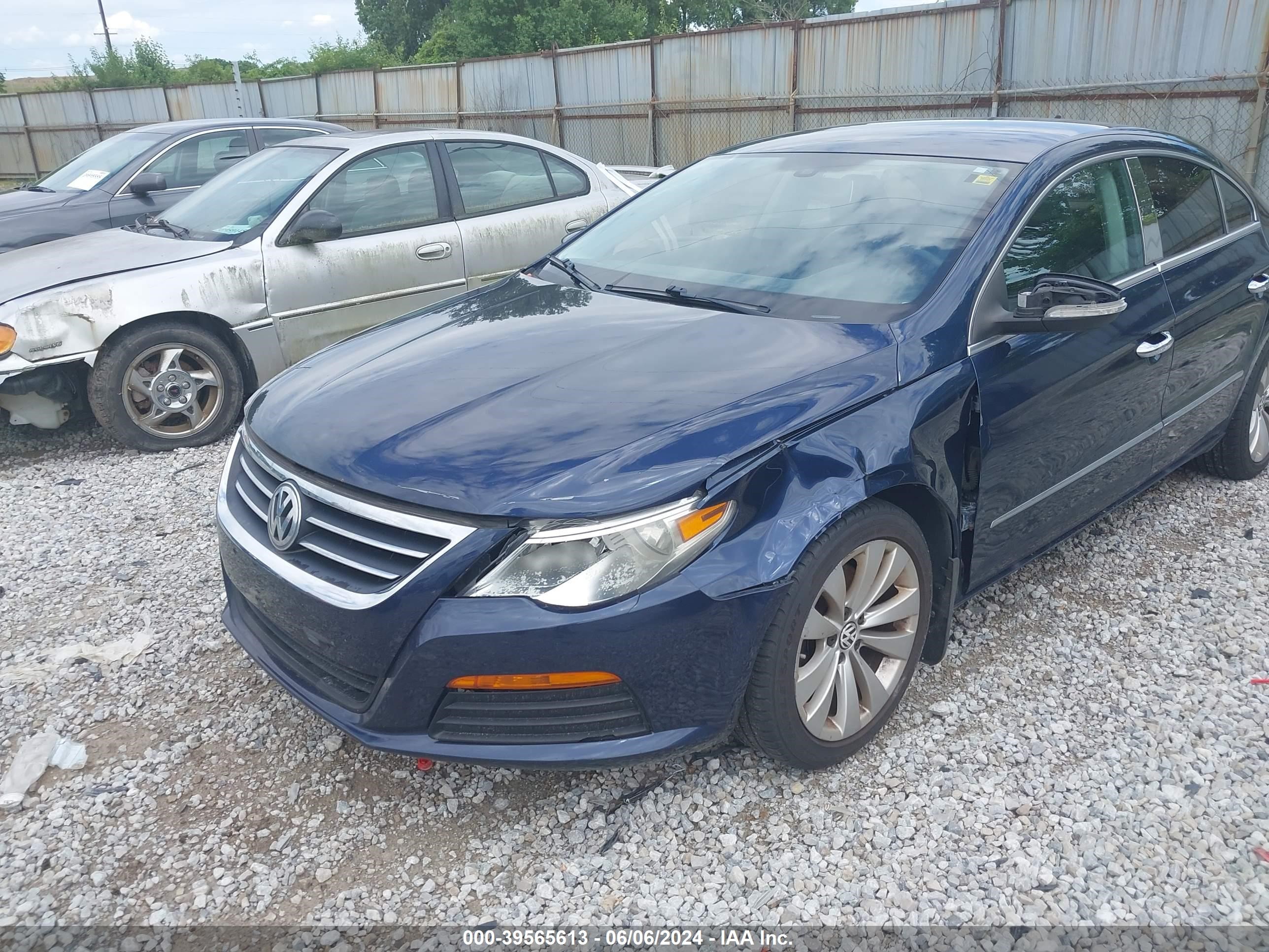 2012 Volkswagen Cc Sport vin: WVWMN7ANXCE510434