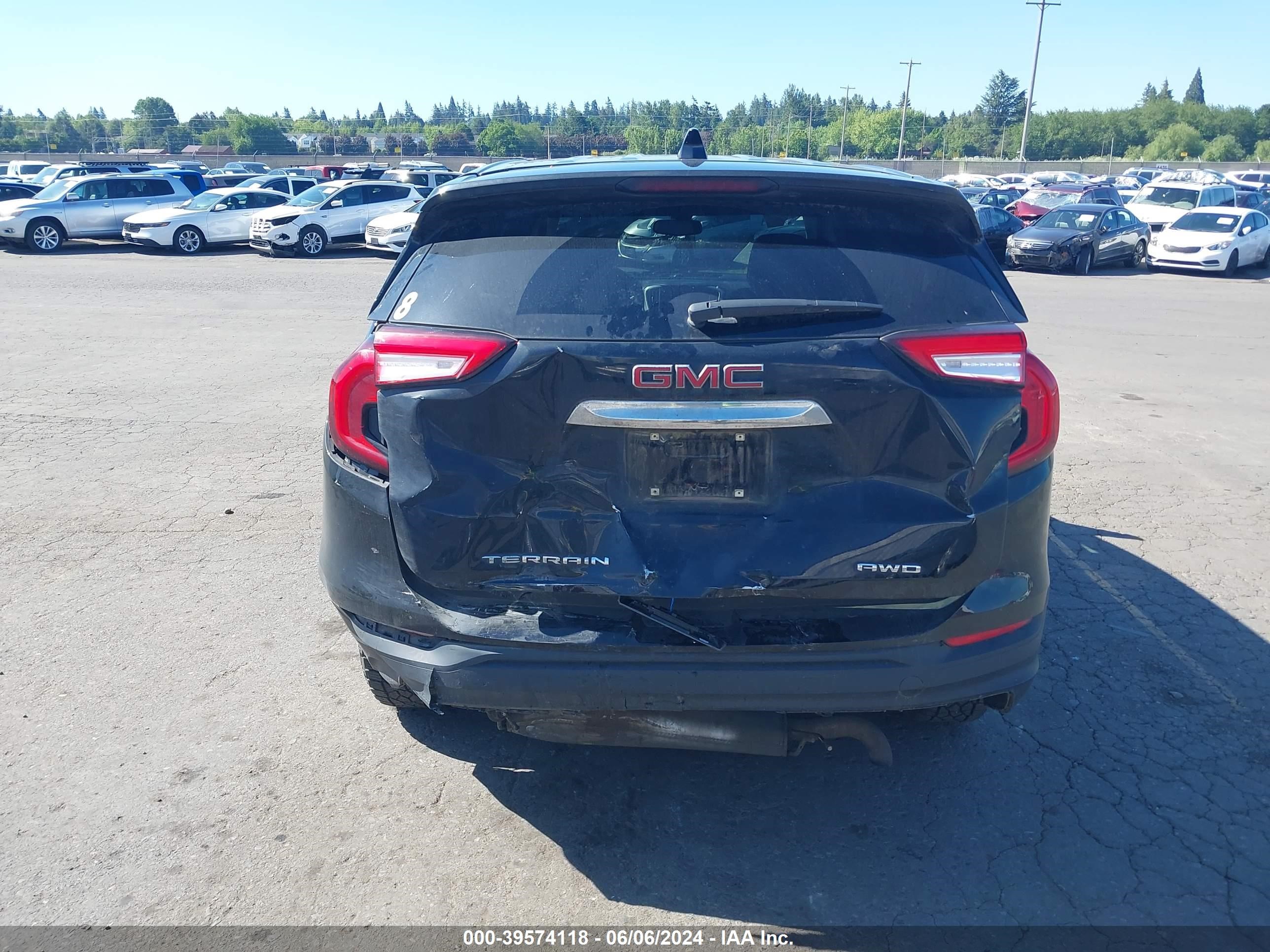 2022 GMC Terrain Awd Sle vin: 3GKALTEV0NL162467