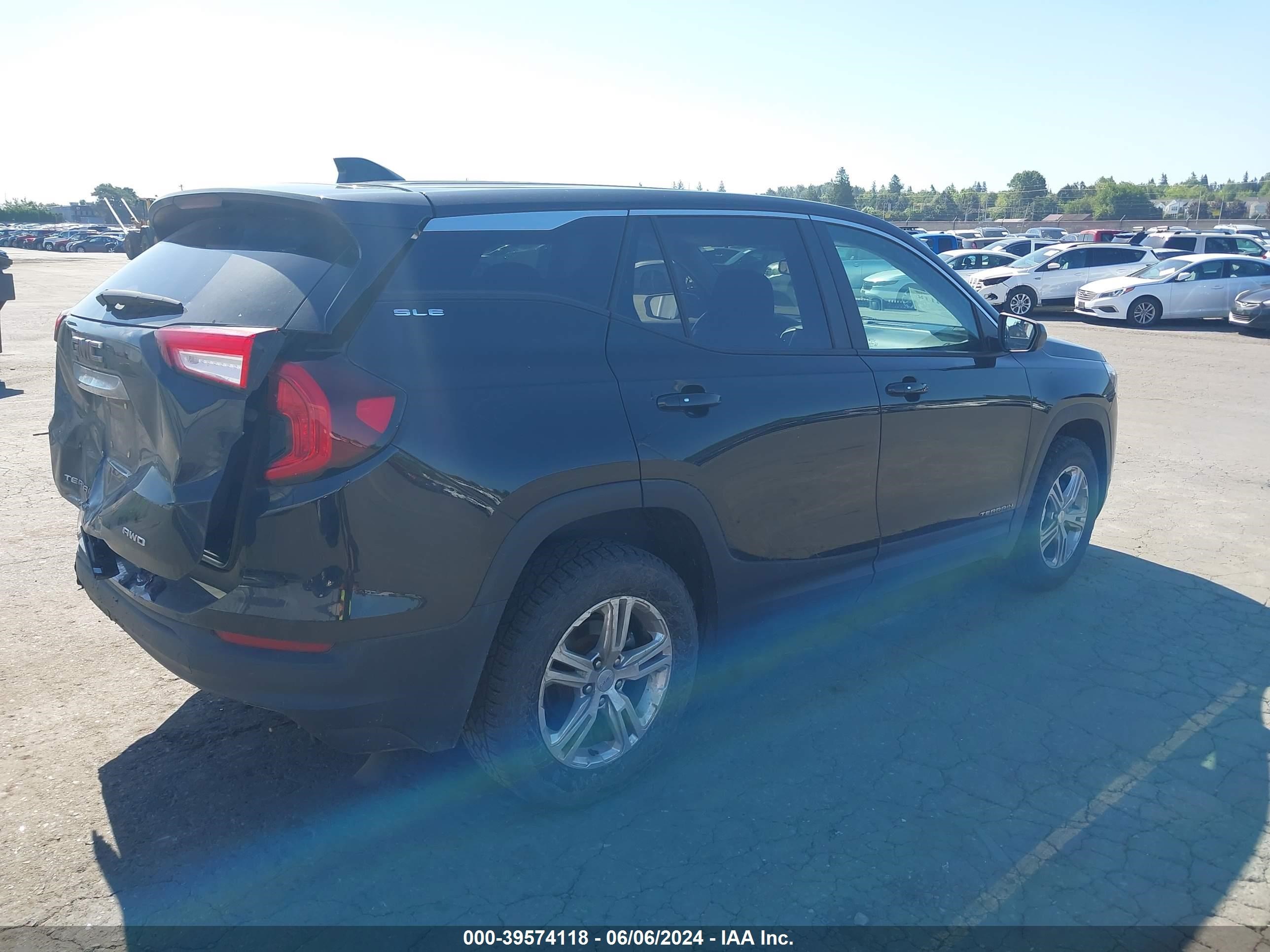 2022 GMC Terrain Awd Sle vin: 3GKALTEV0NL162467