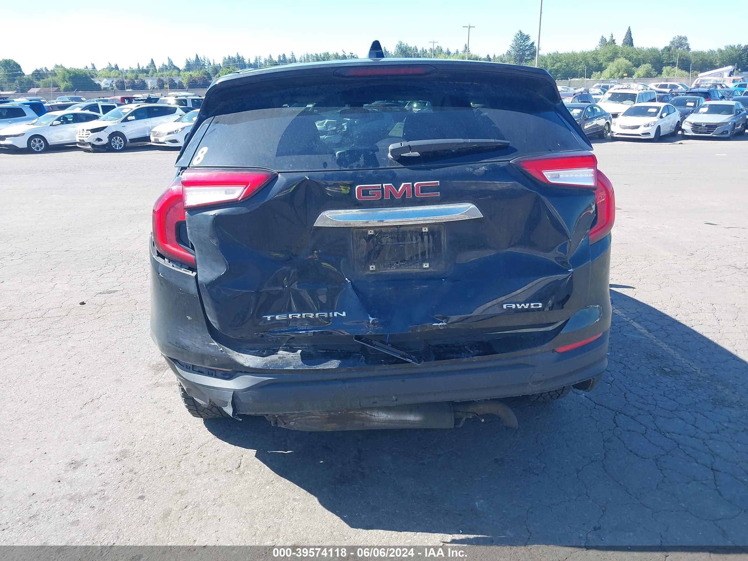 2022 GMC Terrain Awd Sle vin: 3GKALTEV0NL162467