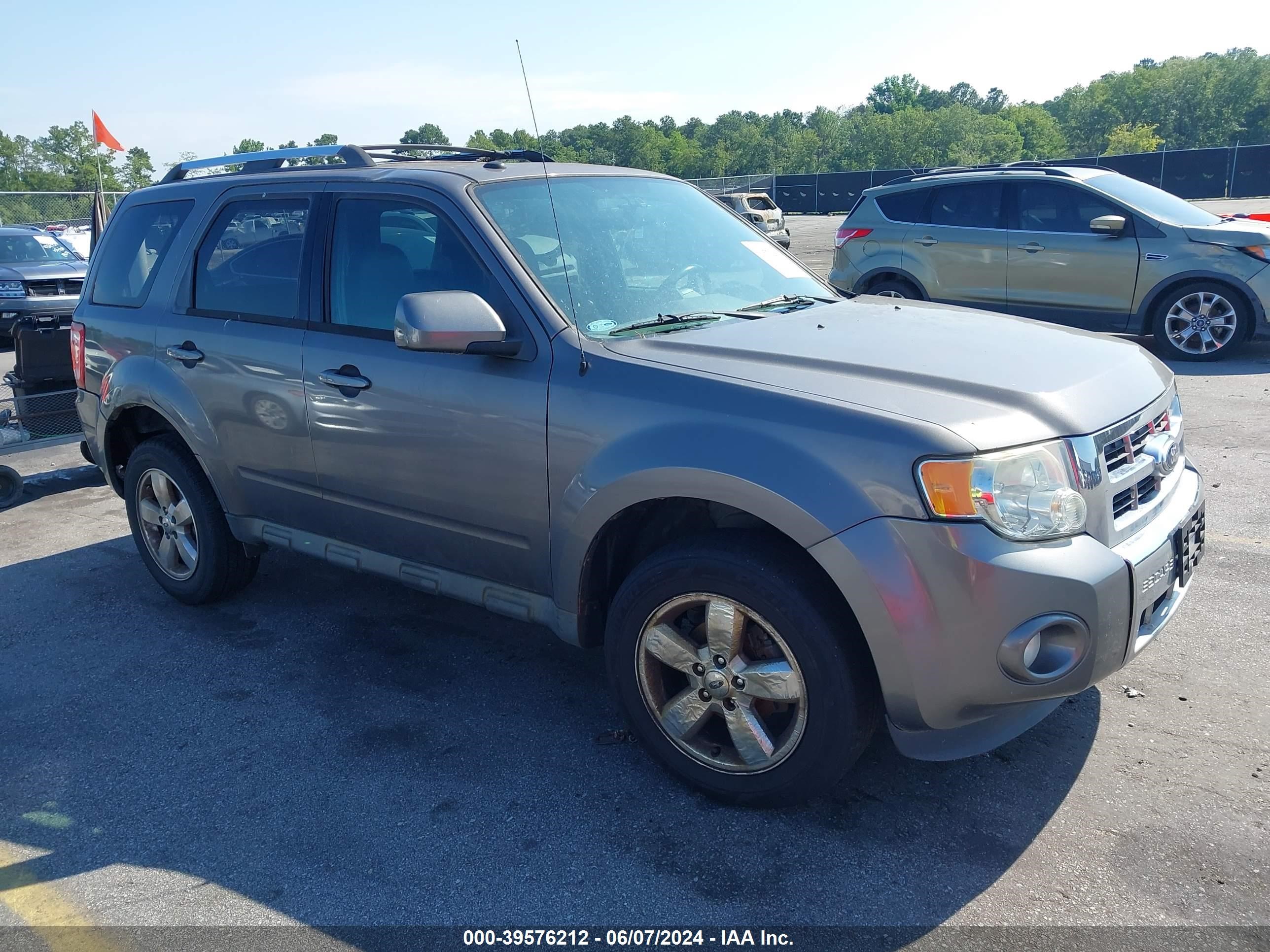 2012 Ford Escape Limited vin: 1FMCU0E79CKC16456