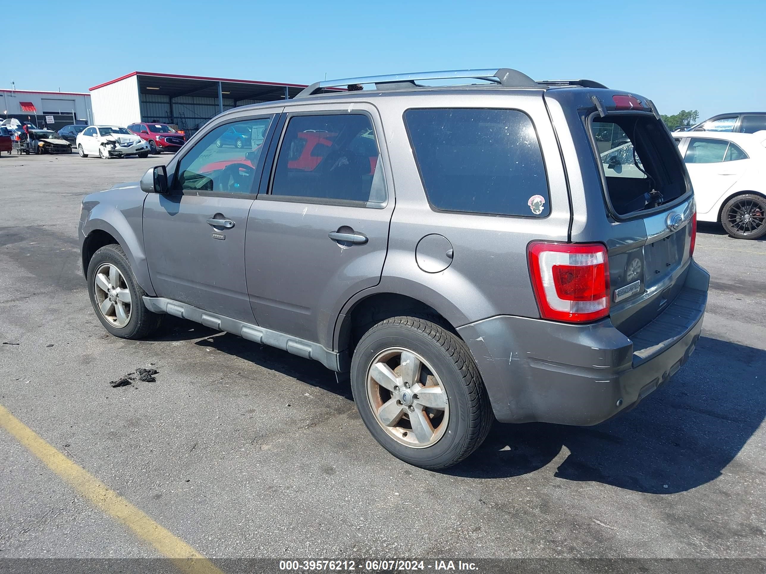 2012 Ford Escape Limited vin: 1FMCU0E79CKC16456