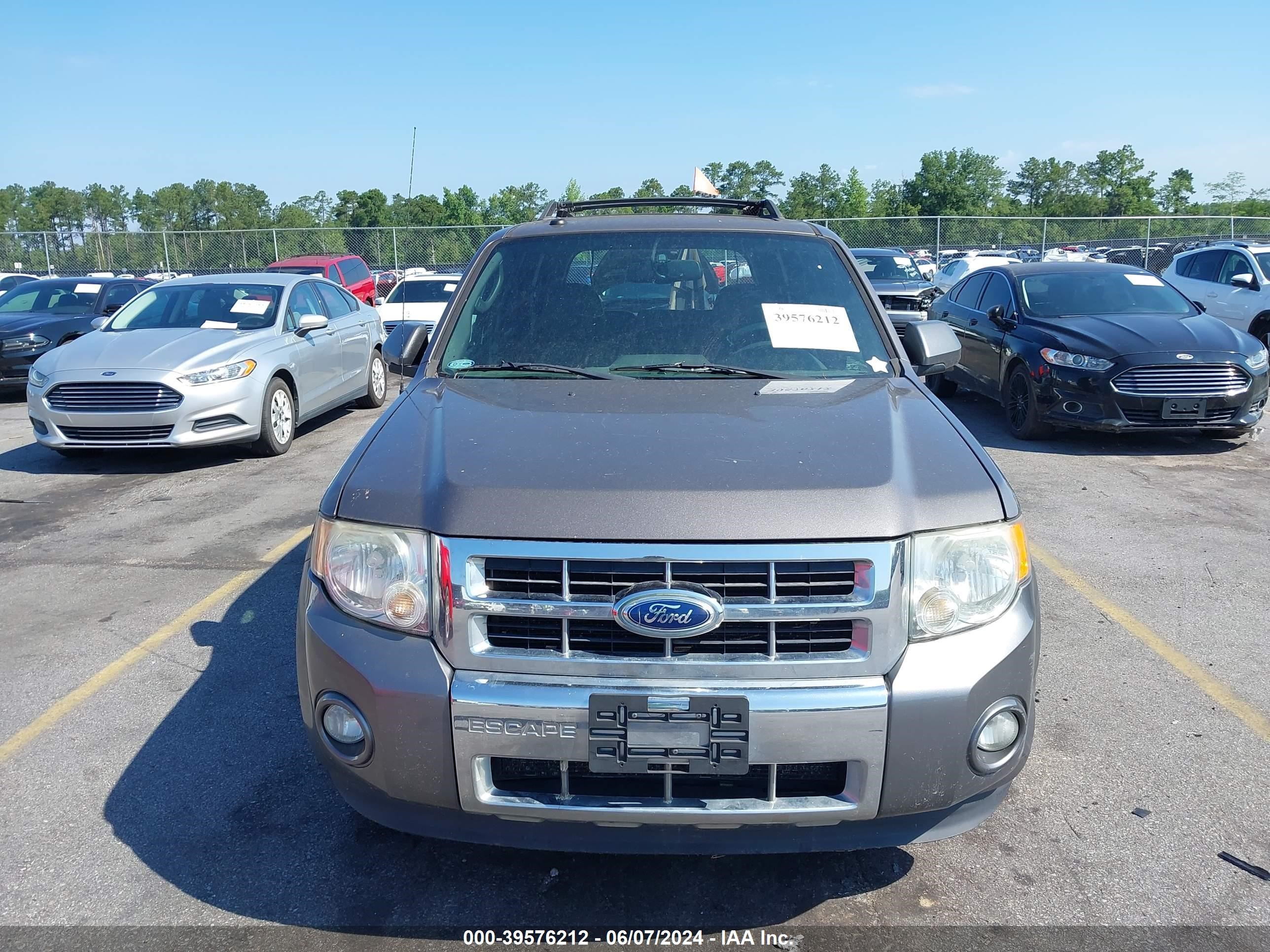 2012 Ford Escape Limited vin: 1FMCU0E79CKC16456