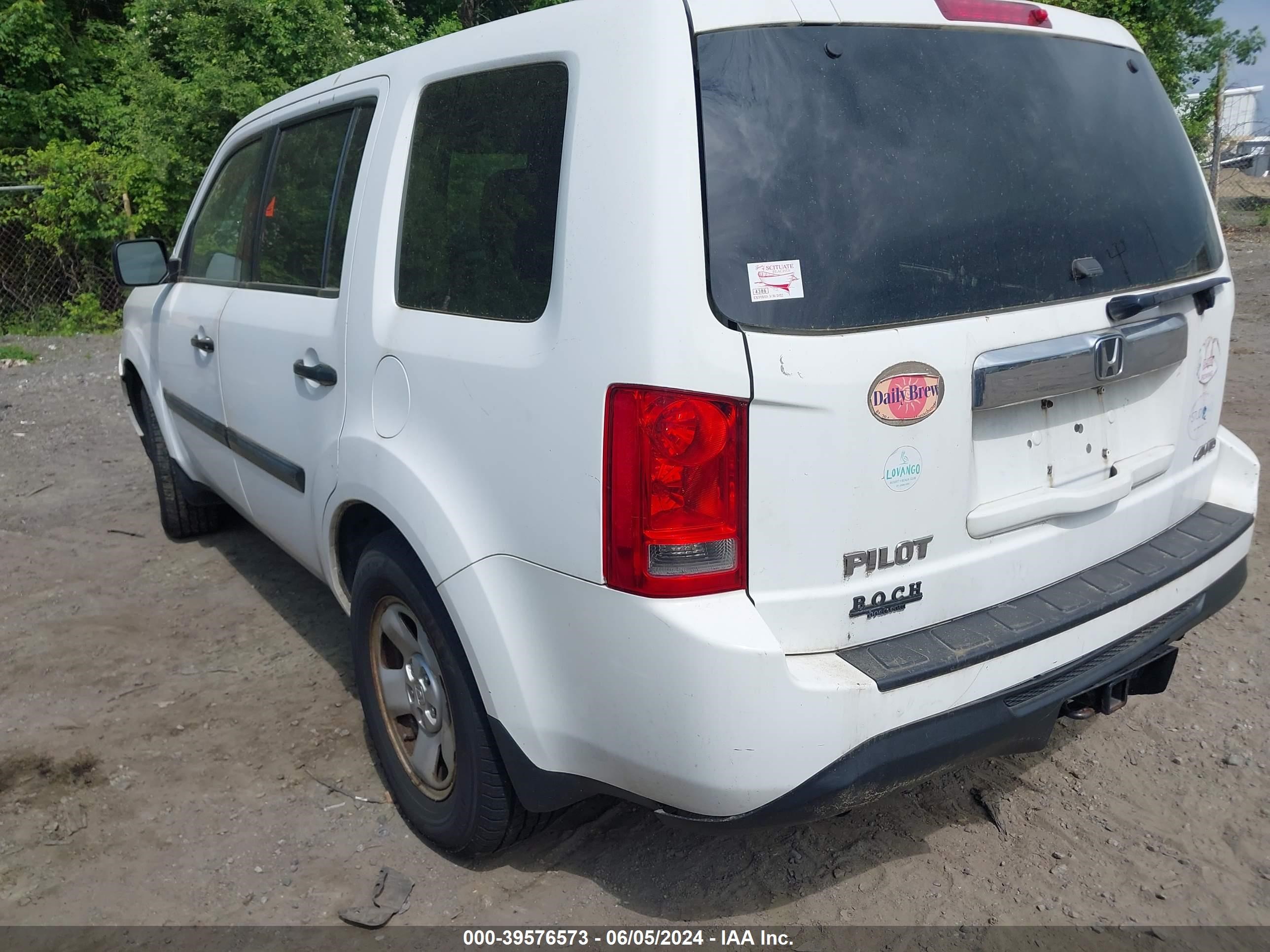 2014 Honda Pilot Lx vin: 5FNYF4H23EB041150