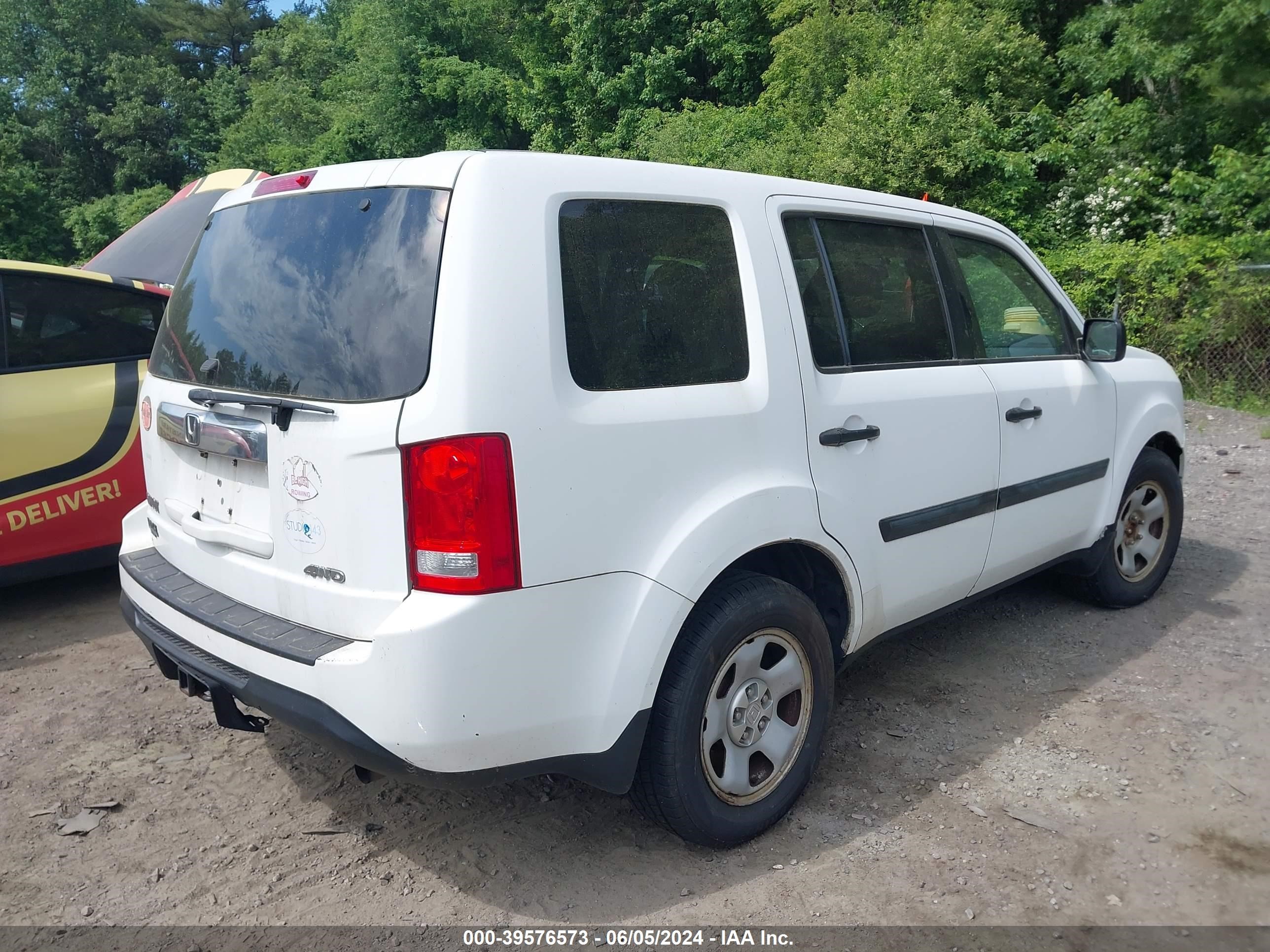 2014 Honda Pilot Lx vin: 5FNYF4H23EB041150