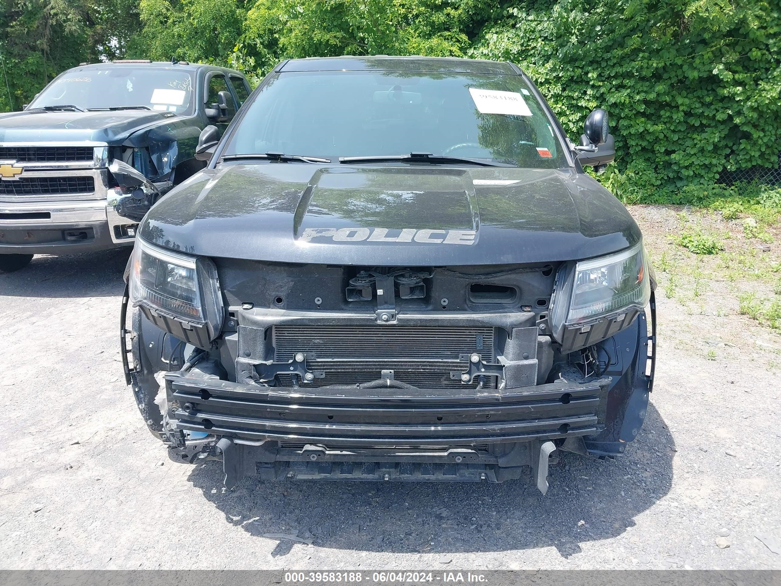 2019 Ford Police Interceptor Utility vin: 1FM5K8ARXKGA20080