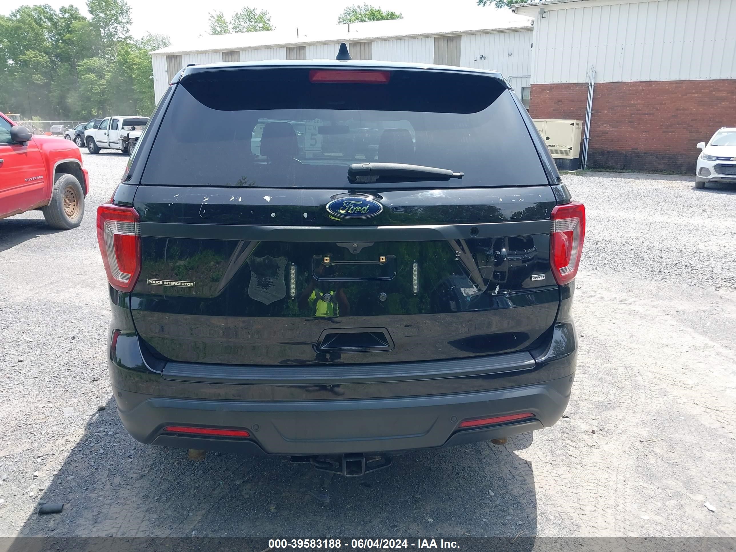 2019 Ford Police Interceptor Utility vin: 1FM5K8ARXKGA20080