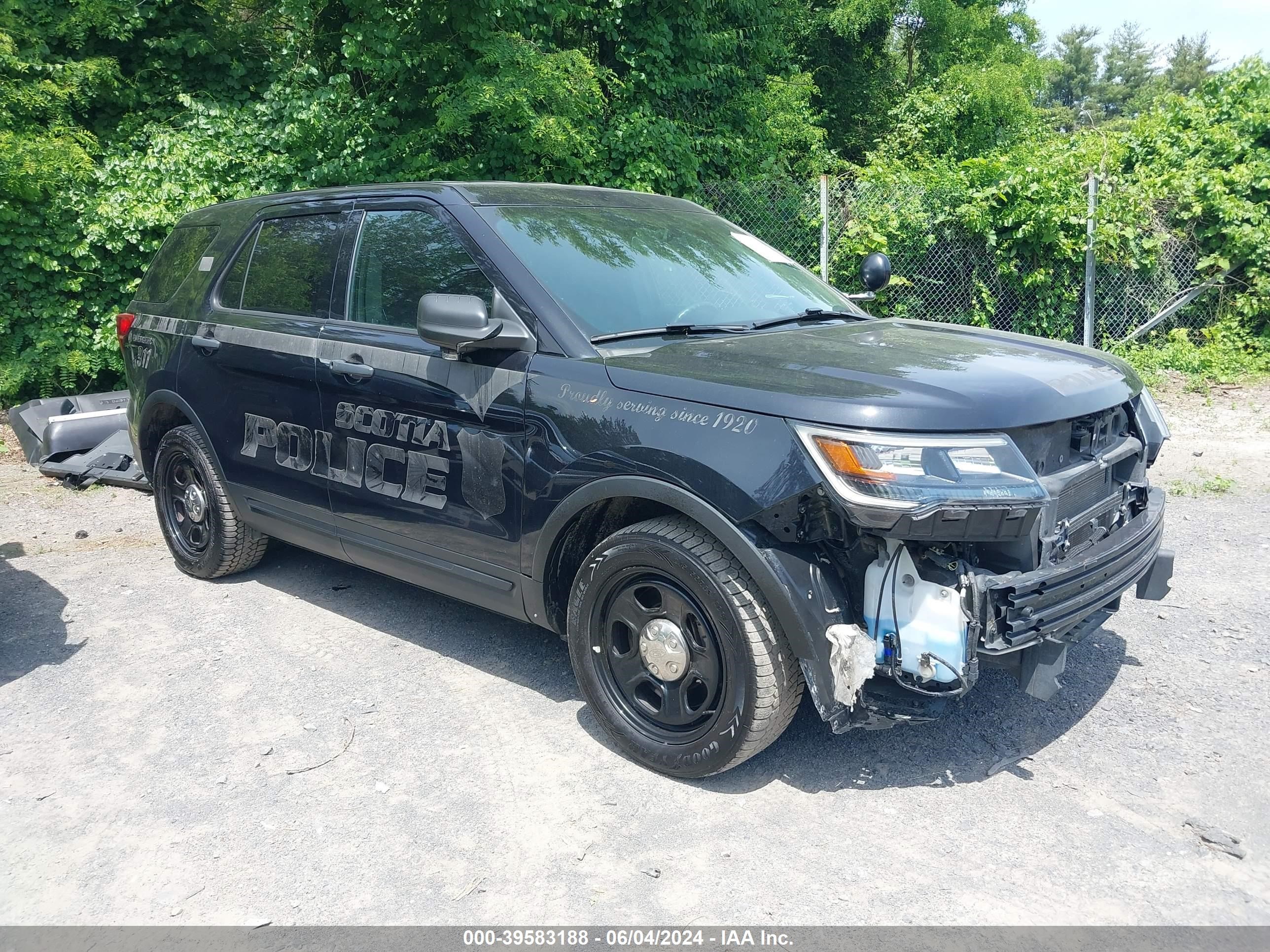 2019 Ford Police Interceptor Utility vin: 1FM5K8ARXKGA20080