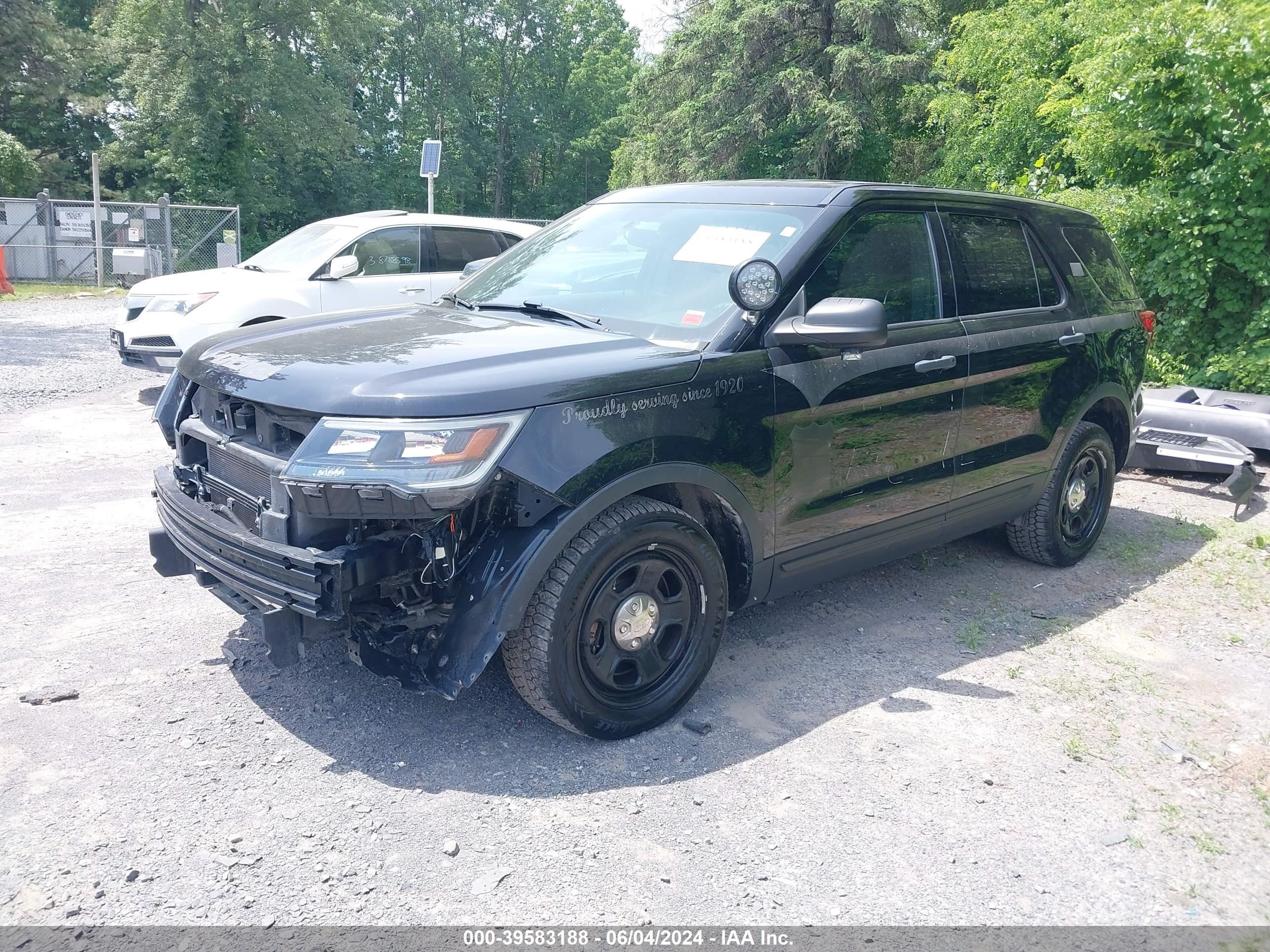 2019 Ford Police Interceptor Utility vin: 1FM5K8ARXKGA20080