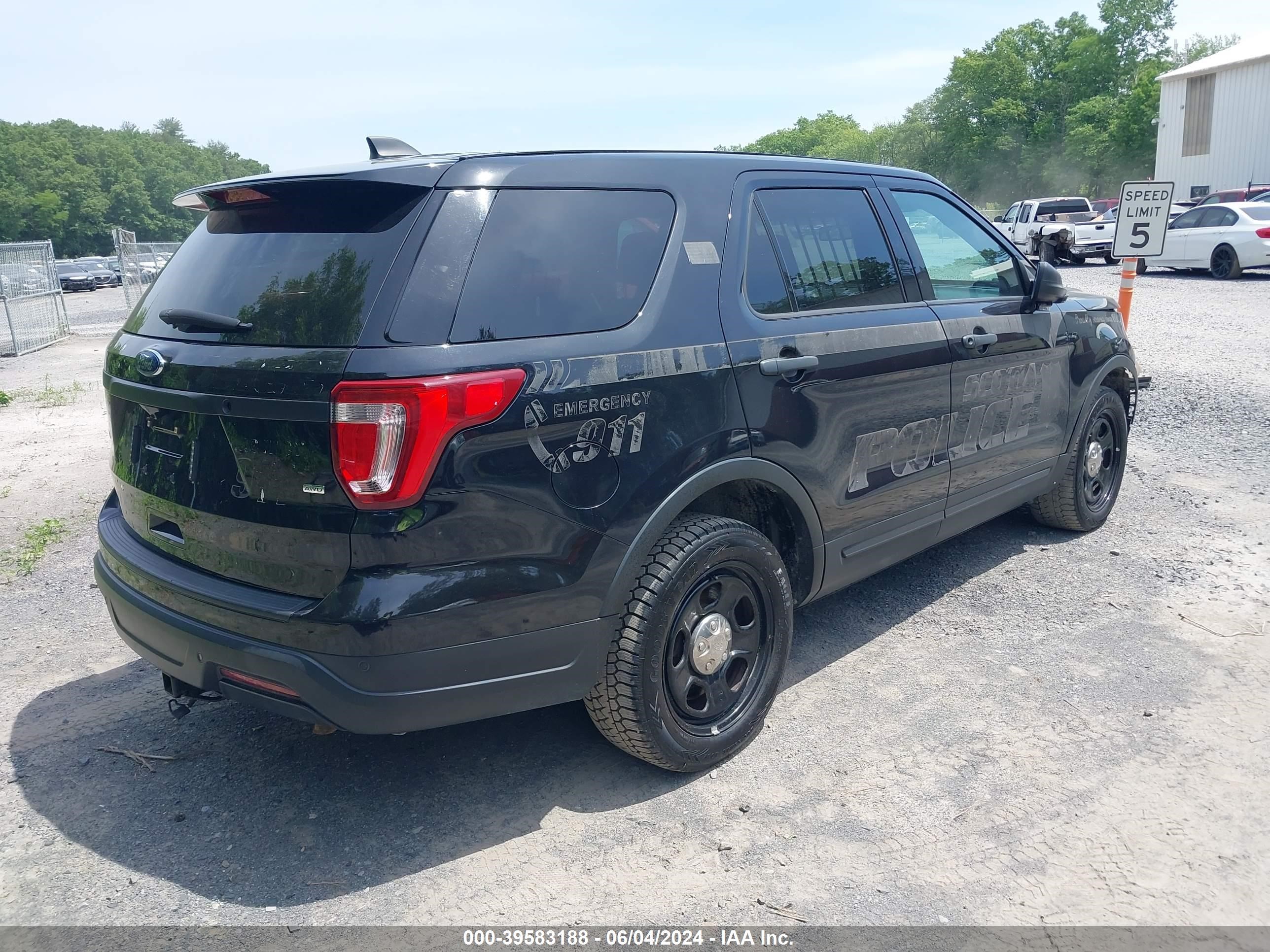 2019 Ford Police Interceptor Utility vin: 1FM5K8ARXKGA20080