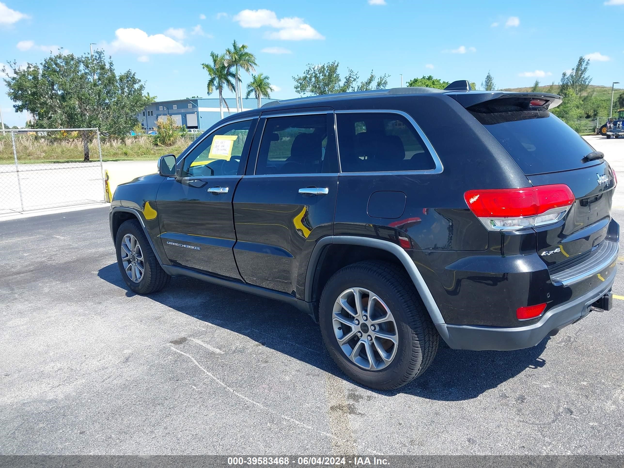 2014 Jeep Grand Cherokee Limited vin: 1C4RJFBG7EC215124