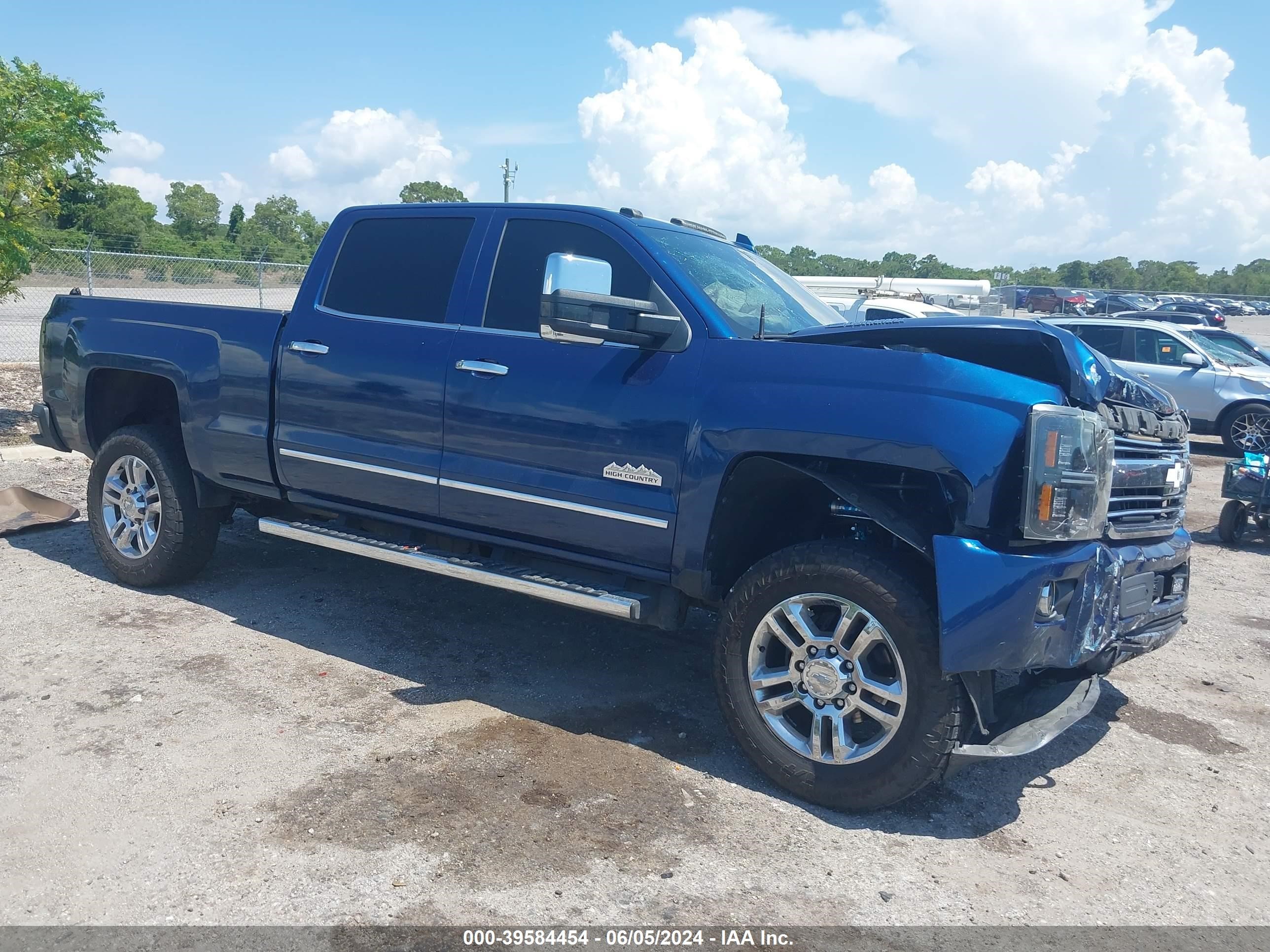 2015 Chevrolet Silverado 2500Hd High Country vin: 1GC1KXE86FF601117