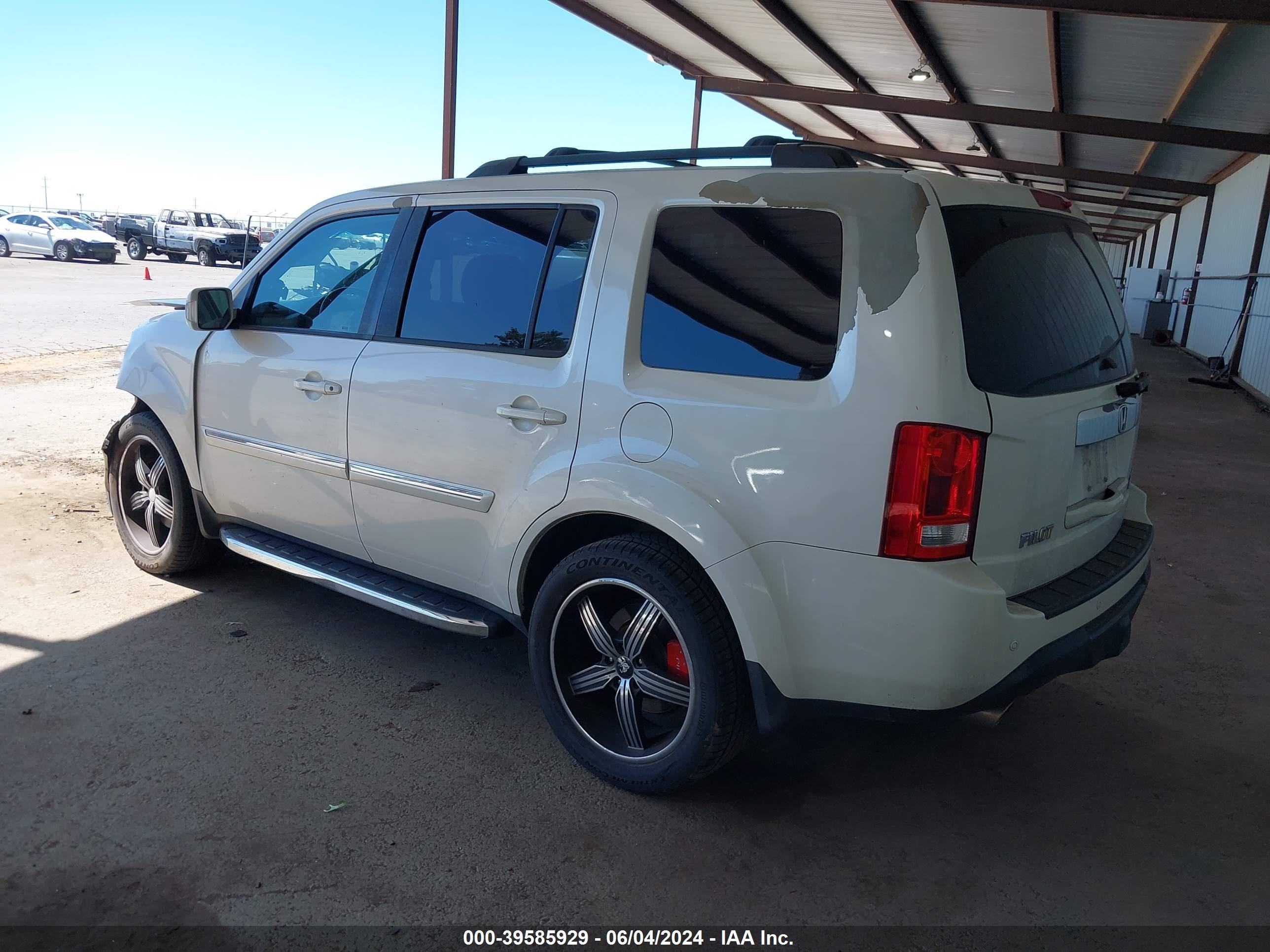 2014 Honda Pilot Touring vin: 5FNYF4H99EB003175