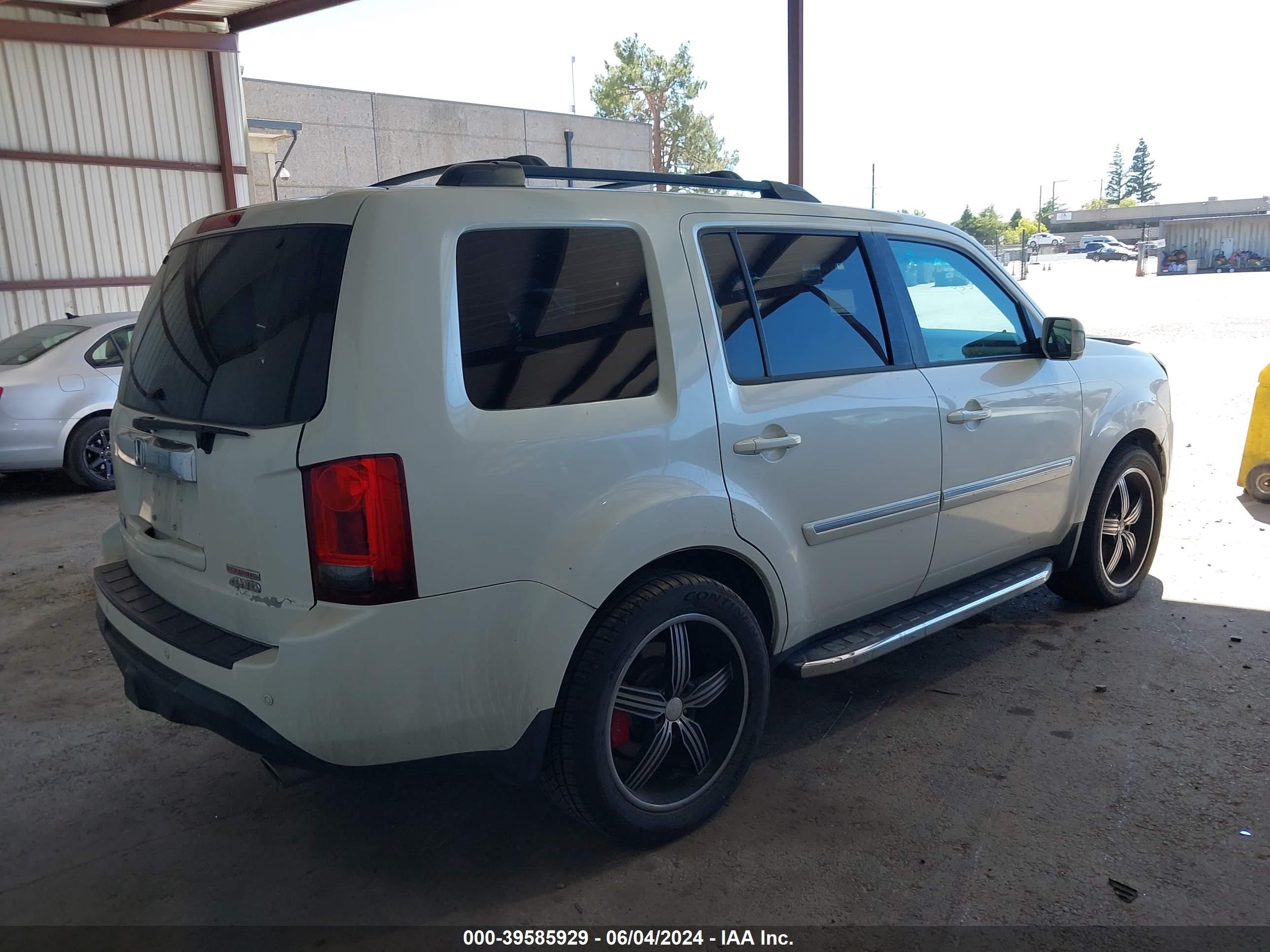 2014 Honda Pilot Touring vin: 5FNYF4H99EB003175