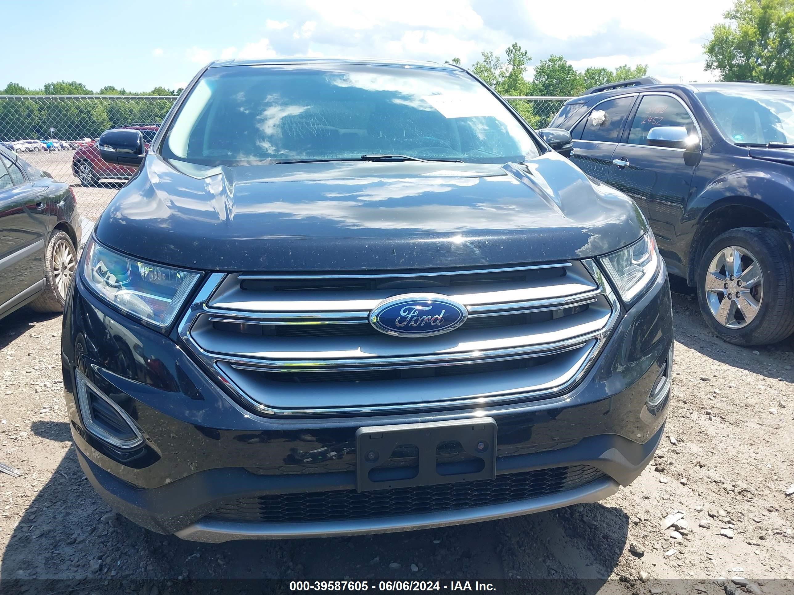 2017 Ford Edge Sel vin: 2FMPK4J90HBC61048