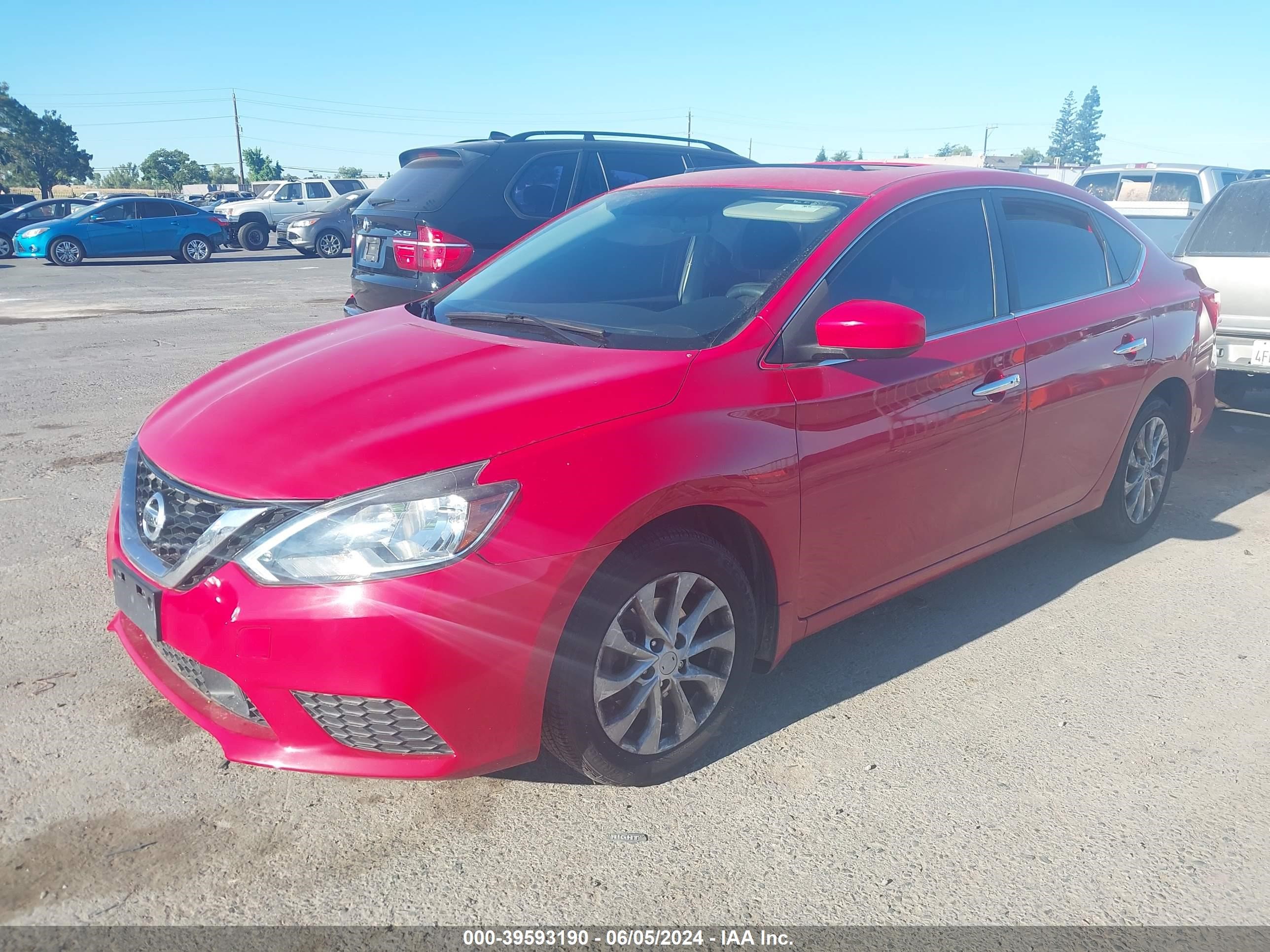 2018 Nissan Sentra Sv vin: 3N1AB7AP8JY223478