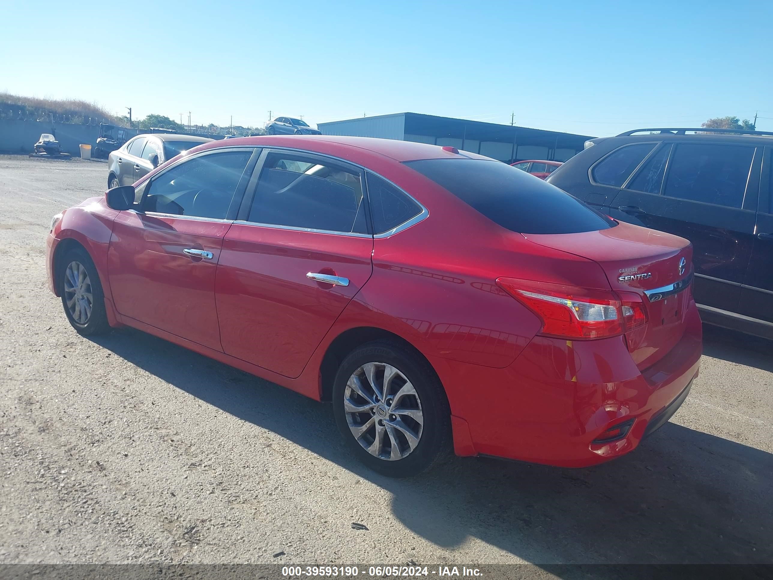 2018 Nissan Sentra Sv vin: 3N1AB7AP8JY223478