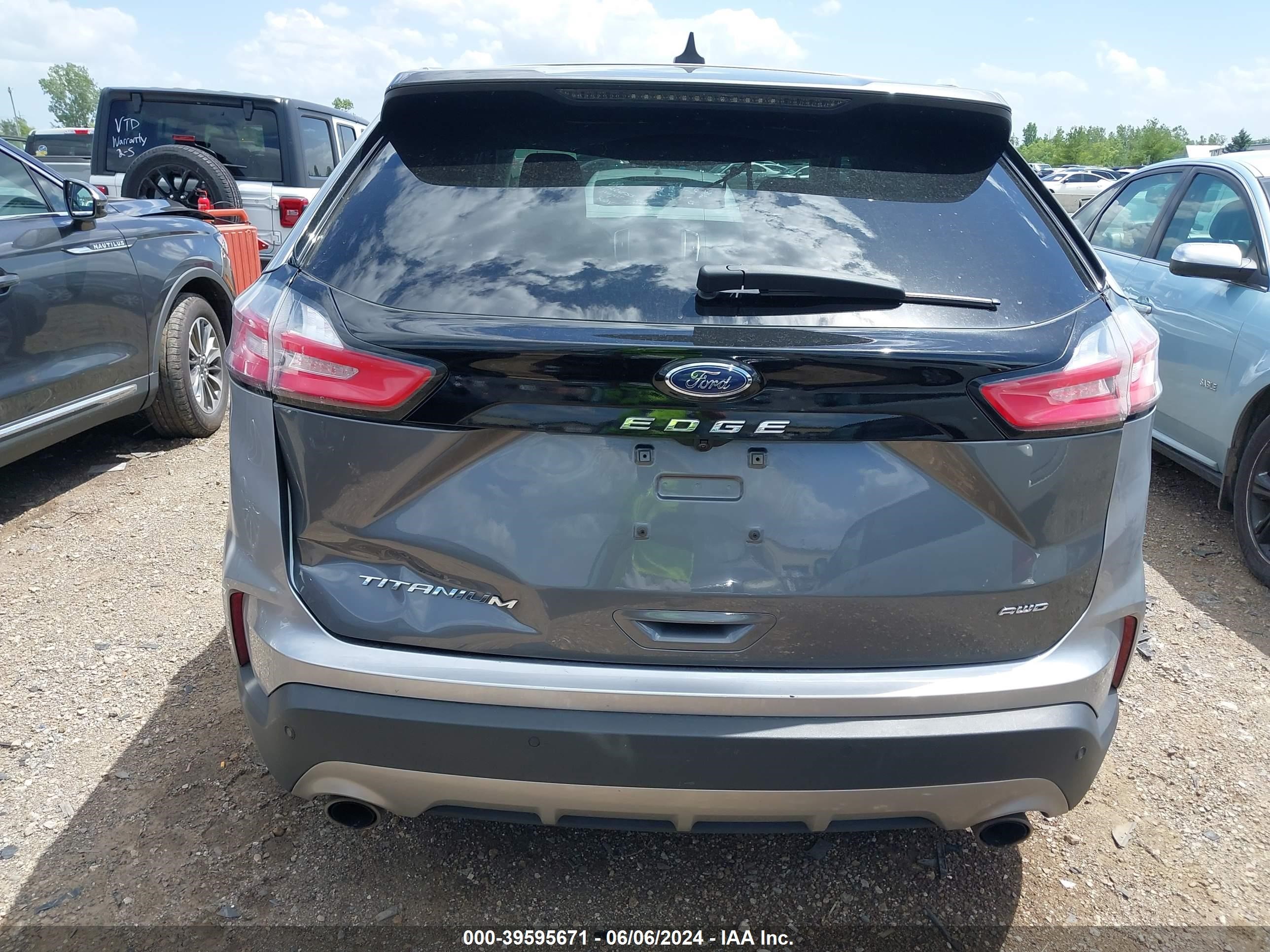 2022 Ford Edge Titanium vin: 2FMPK4K93NBA39470