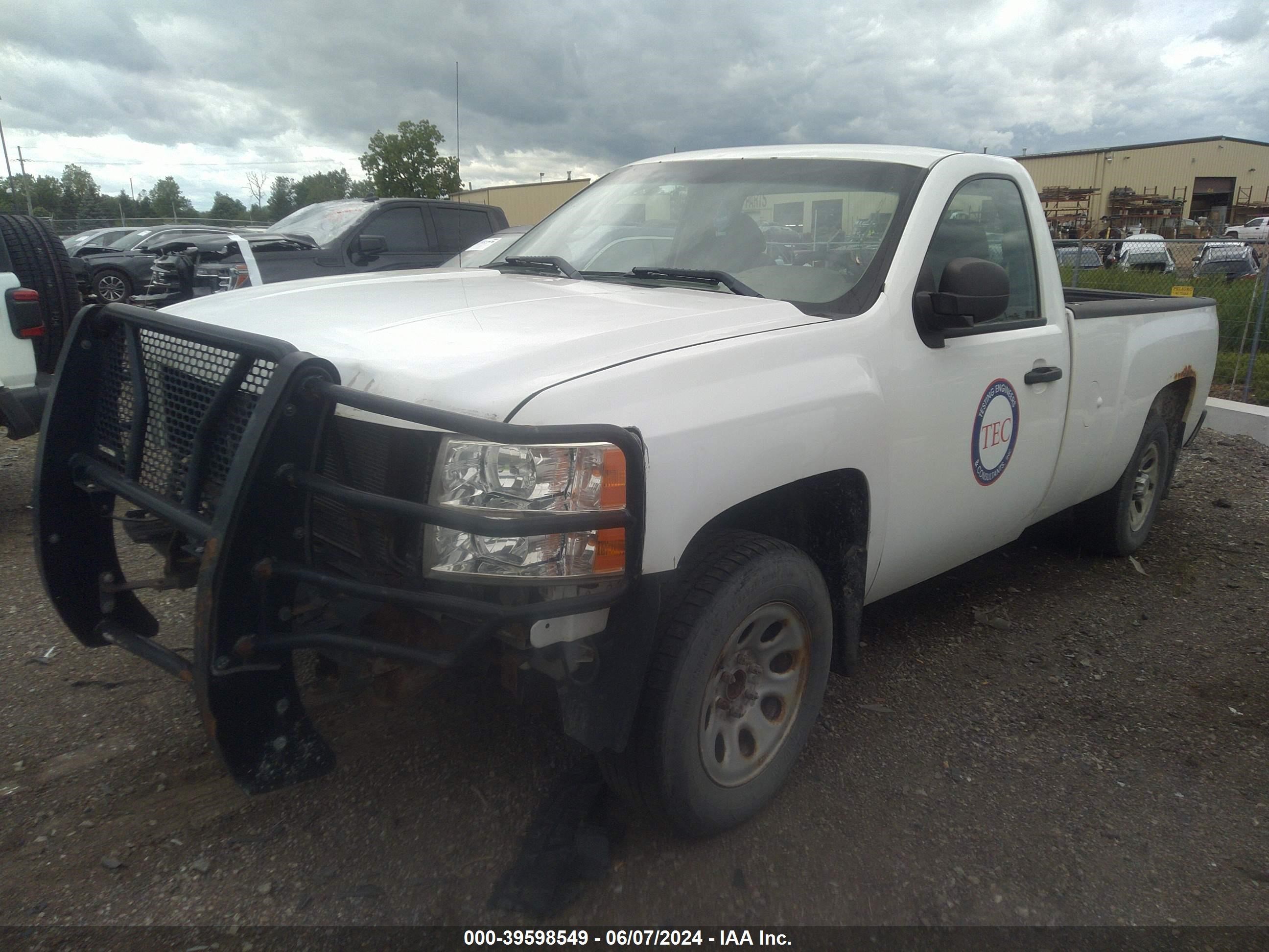 2013 Chevrolet Silverado 1500 Work Truck vin: 1GCNCPEX7DZ376983