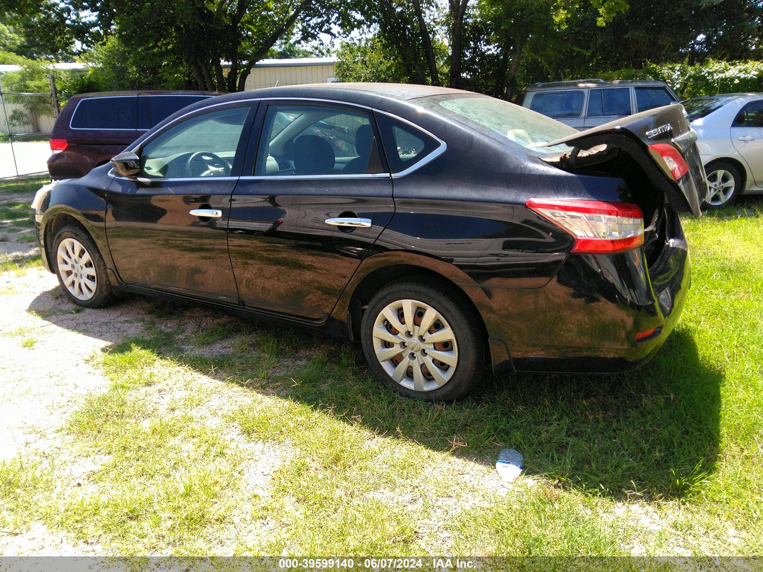 2015 Nissan Sentra S vin: 3N1AB7AP2FY373576