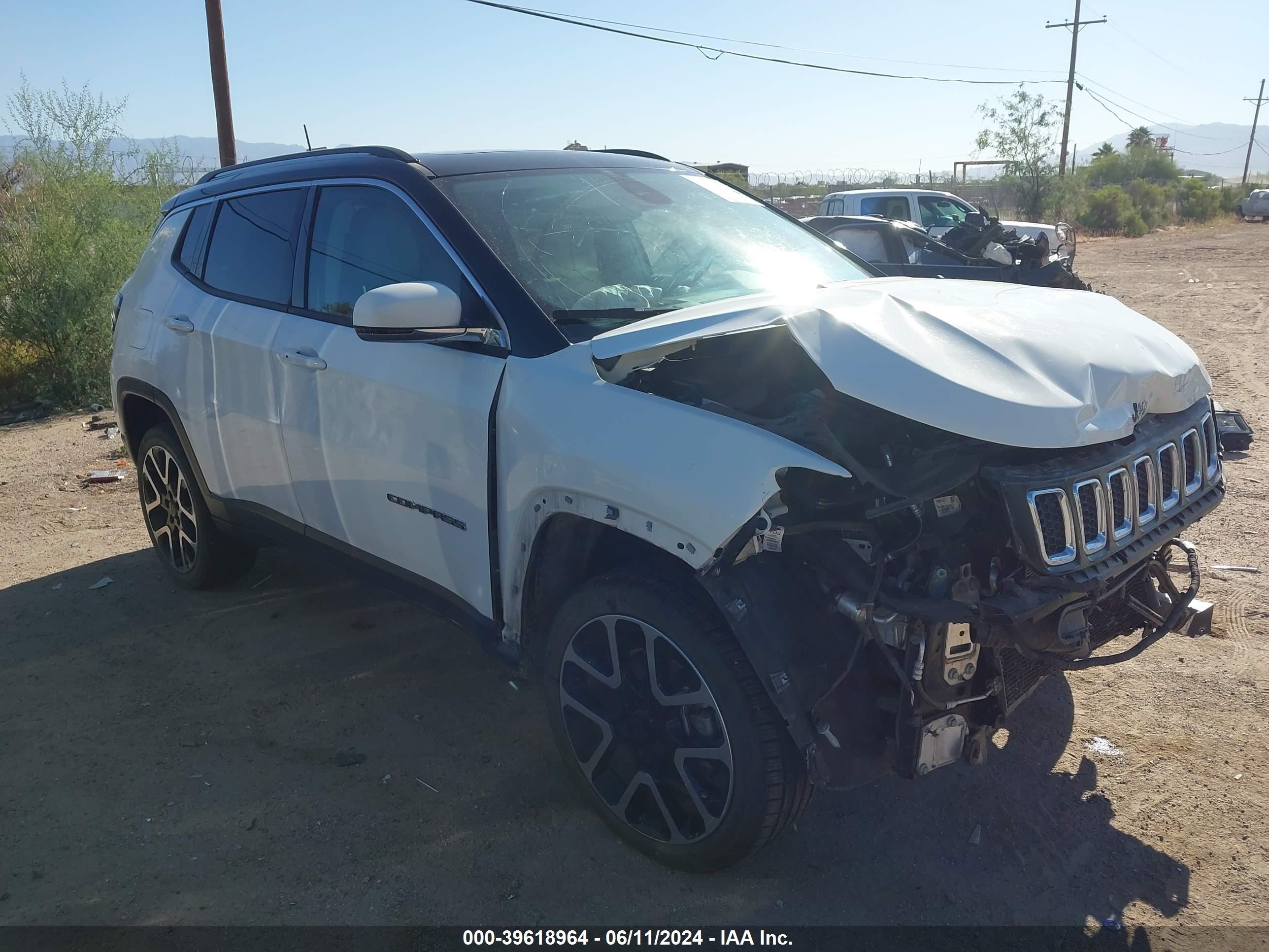 2018 Jeep Compass Limited 4X4 vin: 3C4NJDCB2JT355778