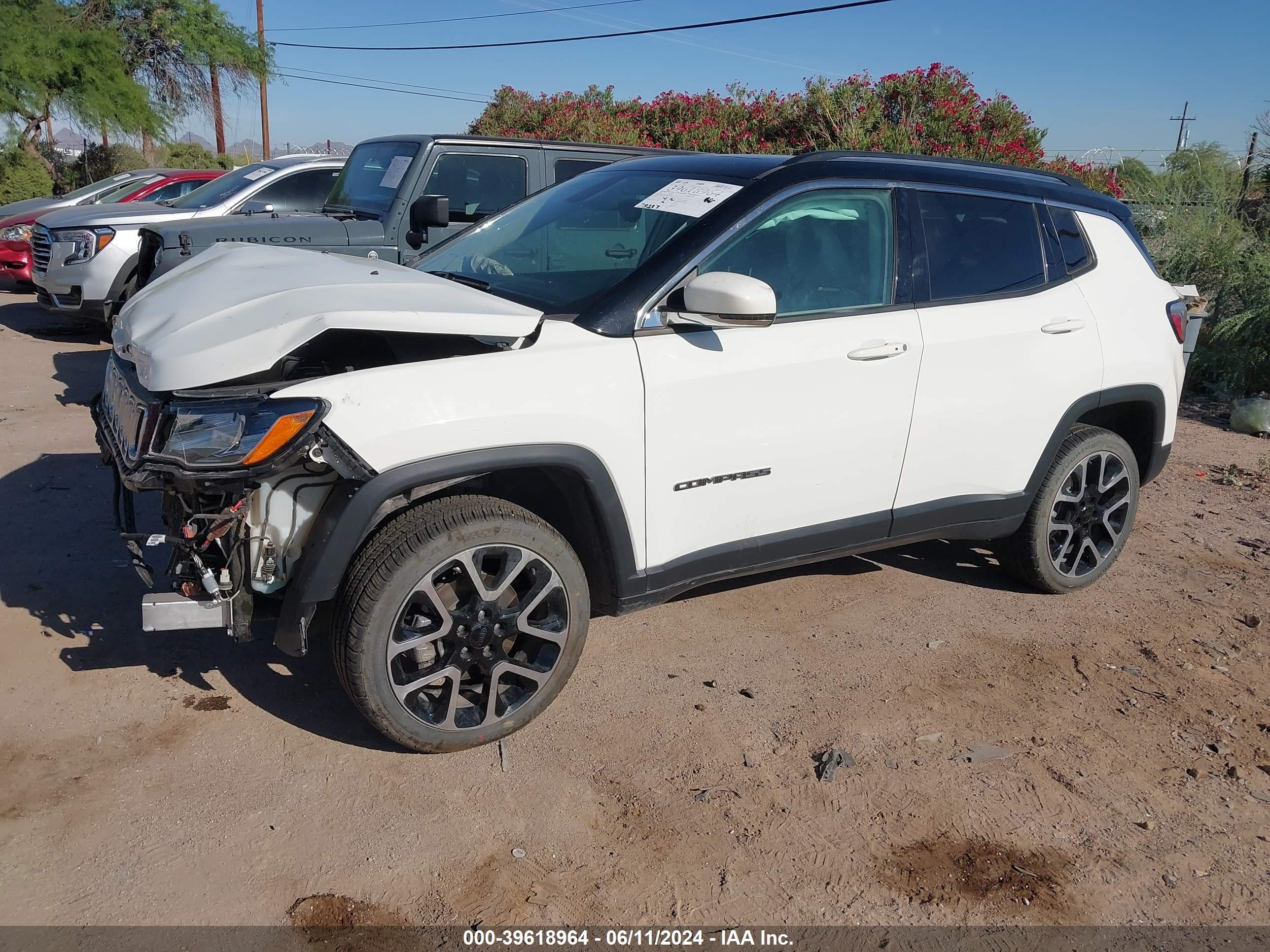 2018 Jeep Compass Limited 4X4 vin: 3C4NJDCB2JT355778