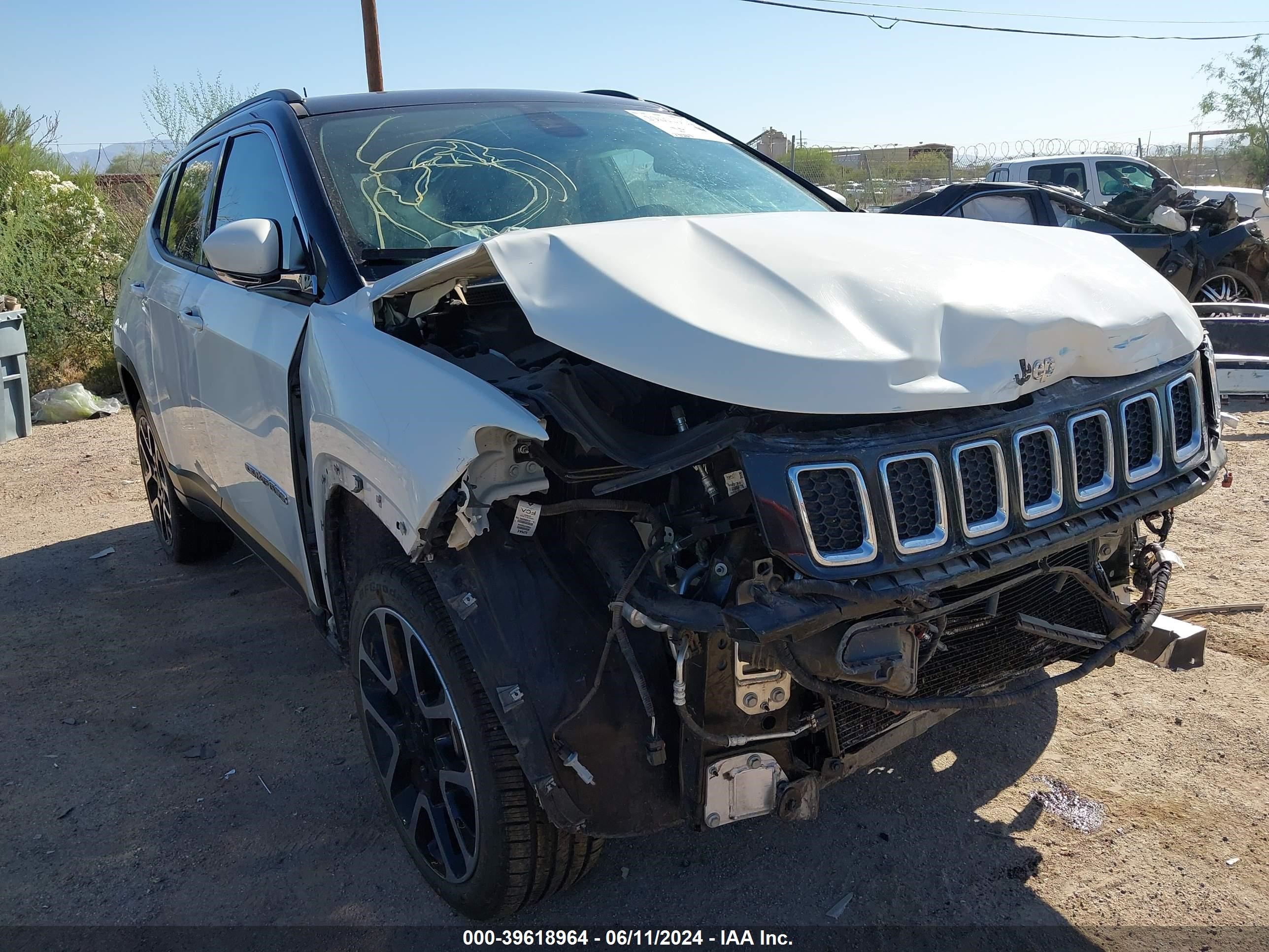 2018 Jeep Compass Limited 4X4 vin: 3C4NJDCB2JT355778