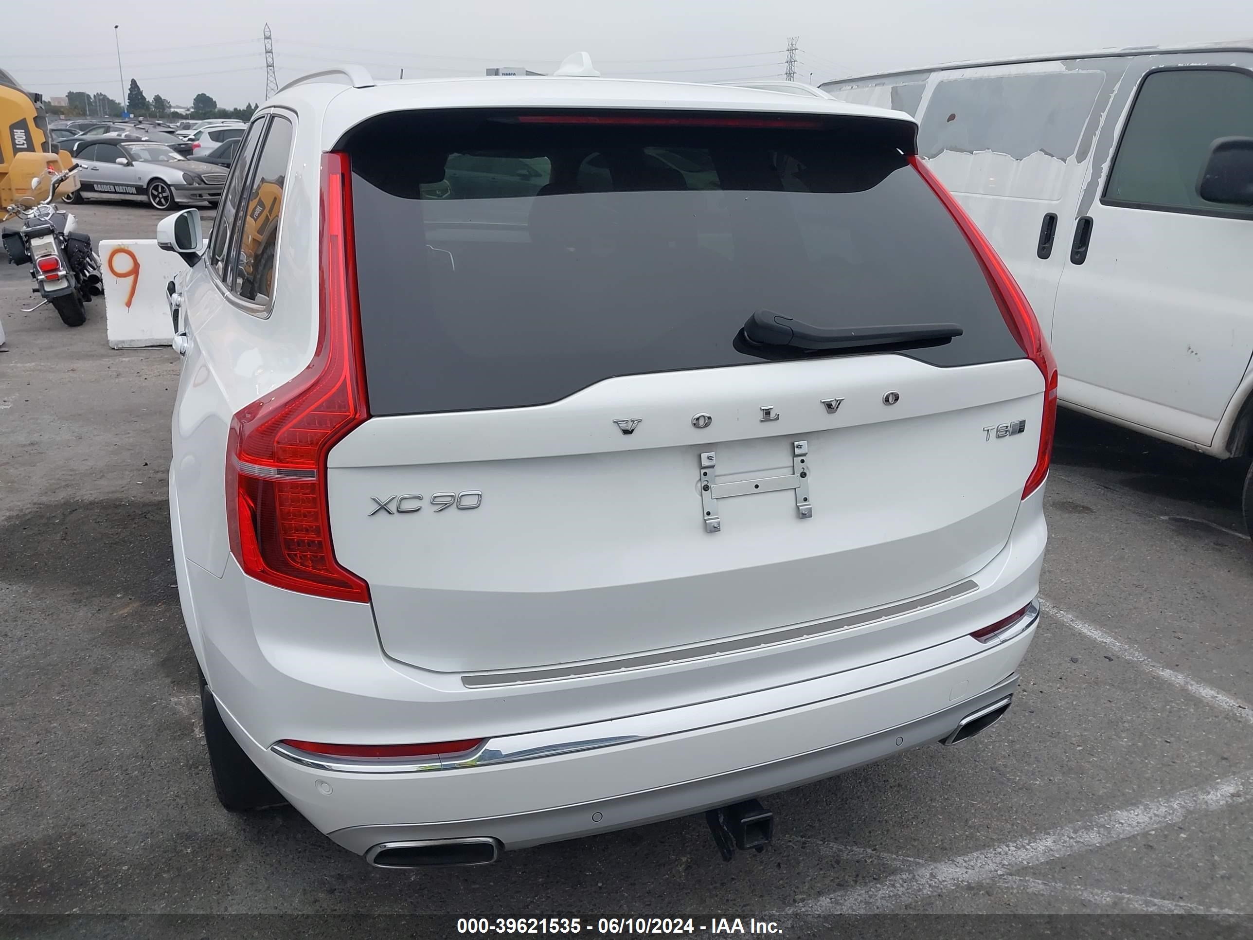 2020 Volvo Xc90 Hybrid T8 Inscription 7 Passenger vin: YV4BR0CL9L1595219