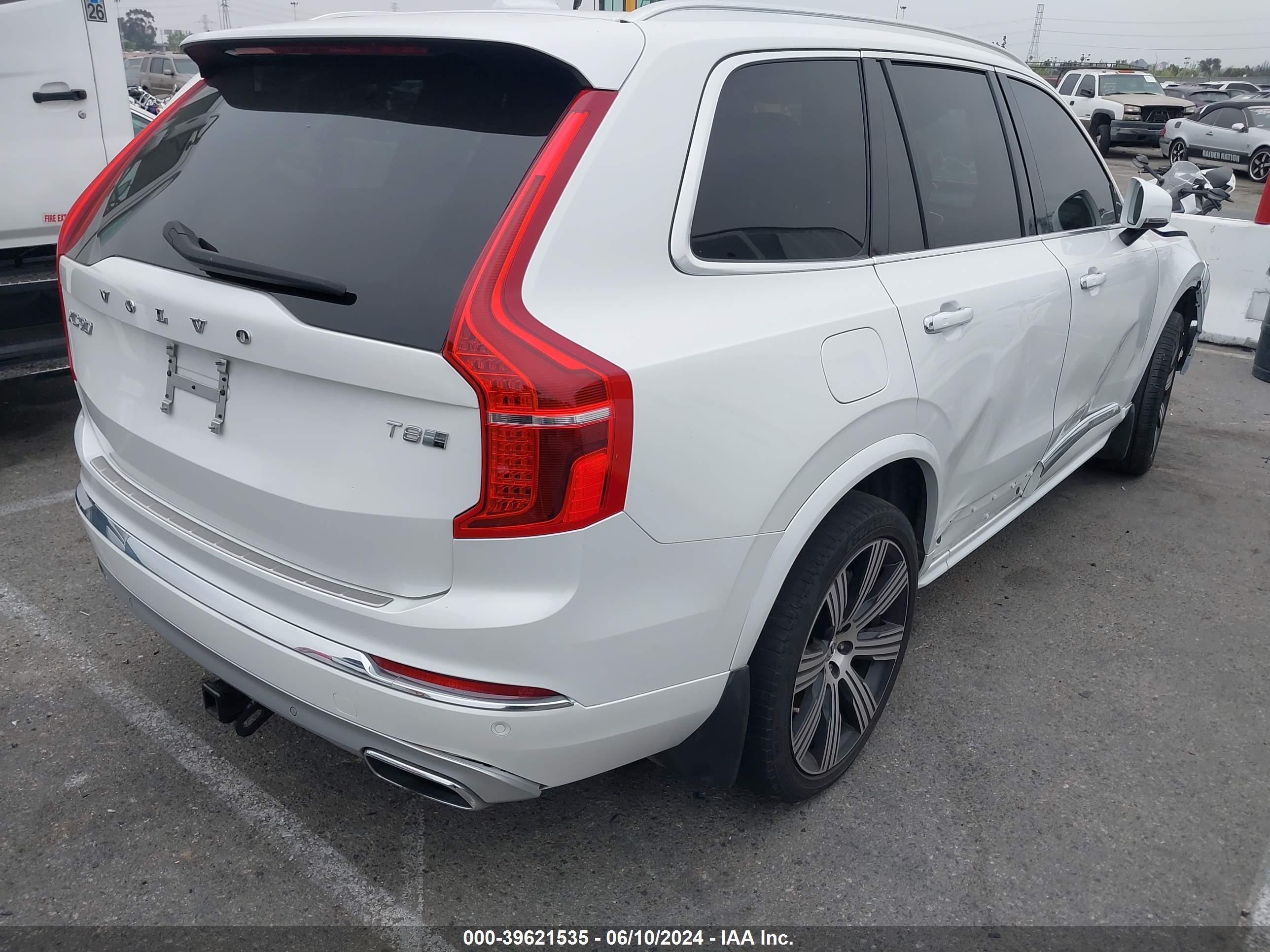 2020 Volvo Xc90 Hybrid T8 Inscription 7 Passenger vin: YV4BR0CL9L1595219