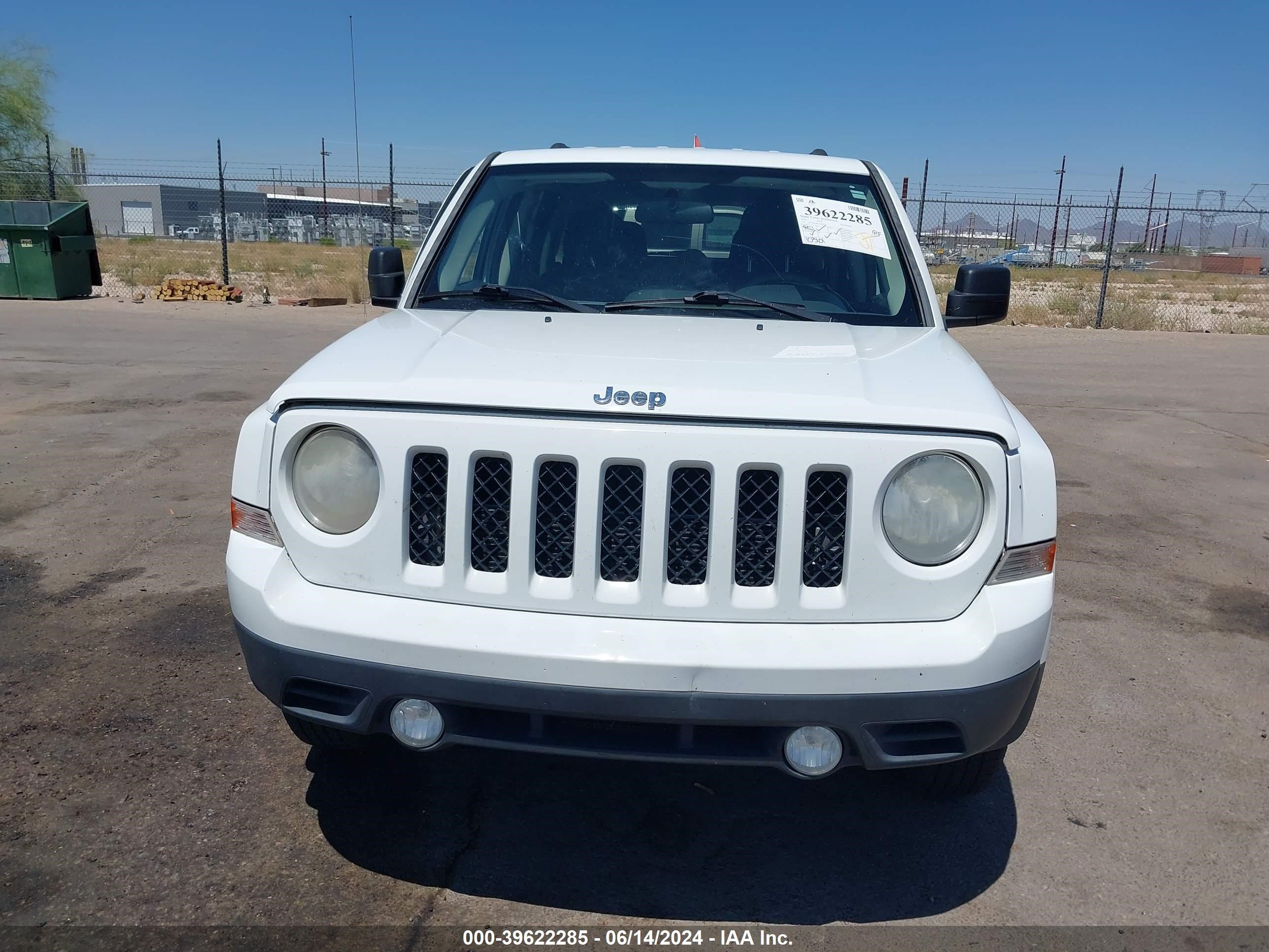 2012 Jeep Patriot Sport vin: 1C4NJPBA8CD620738