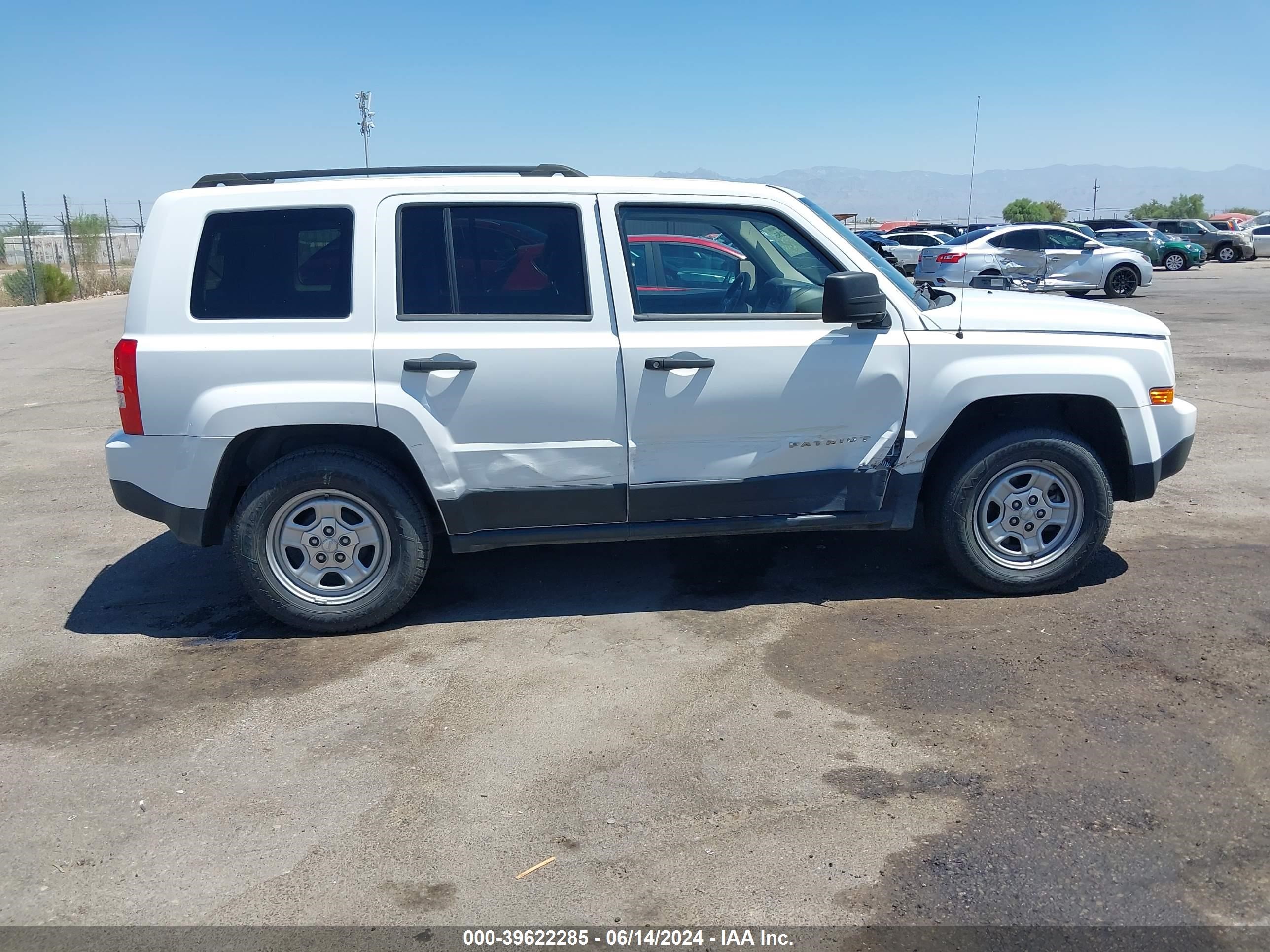 2012 Jeep Patriot Sport vin: 1C4NJPBA8CD620738