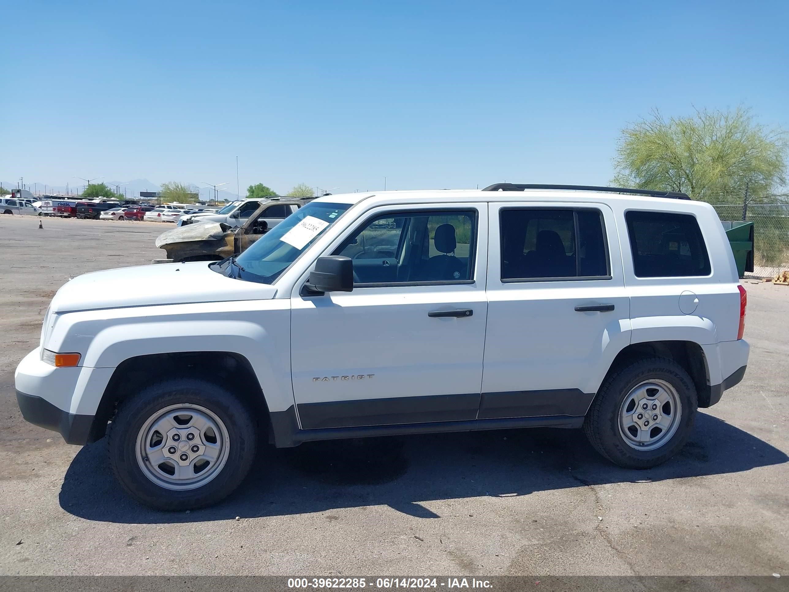 2012 Jeep Patriot Sport vin: 1C4NJPBA8CD620738