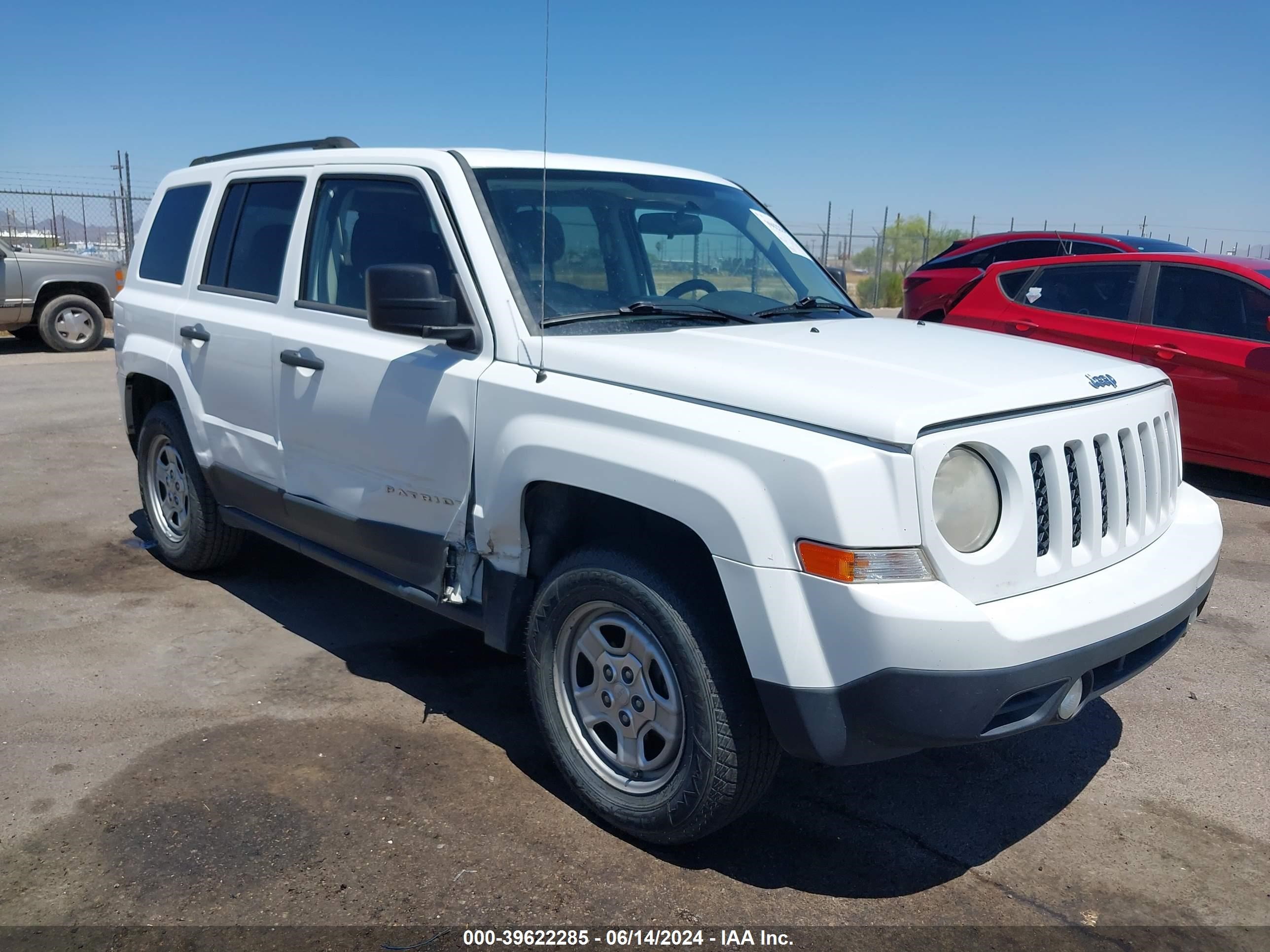 2012 Jeep Patriot Sport vin: 1C4NJPBA8CD620738