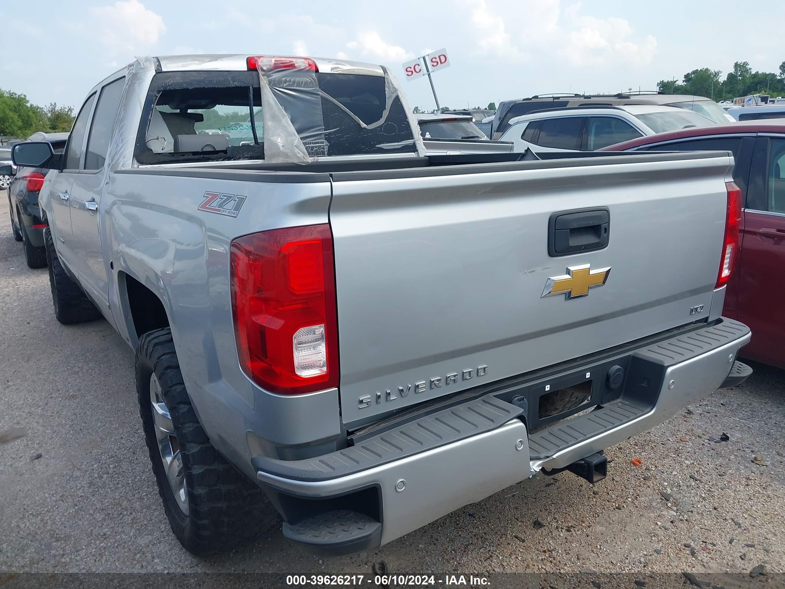 2017 Chevrolet Silverado 1500 2Lz vin: 3GCUKSEC0HG436784