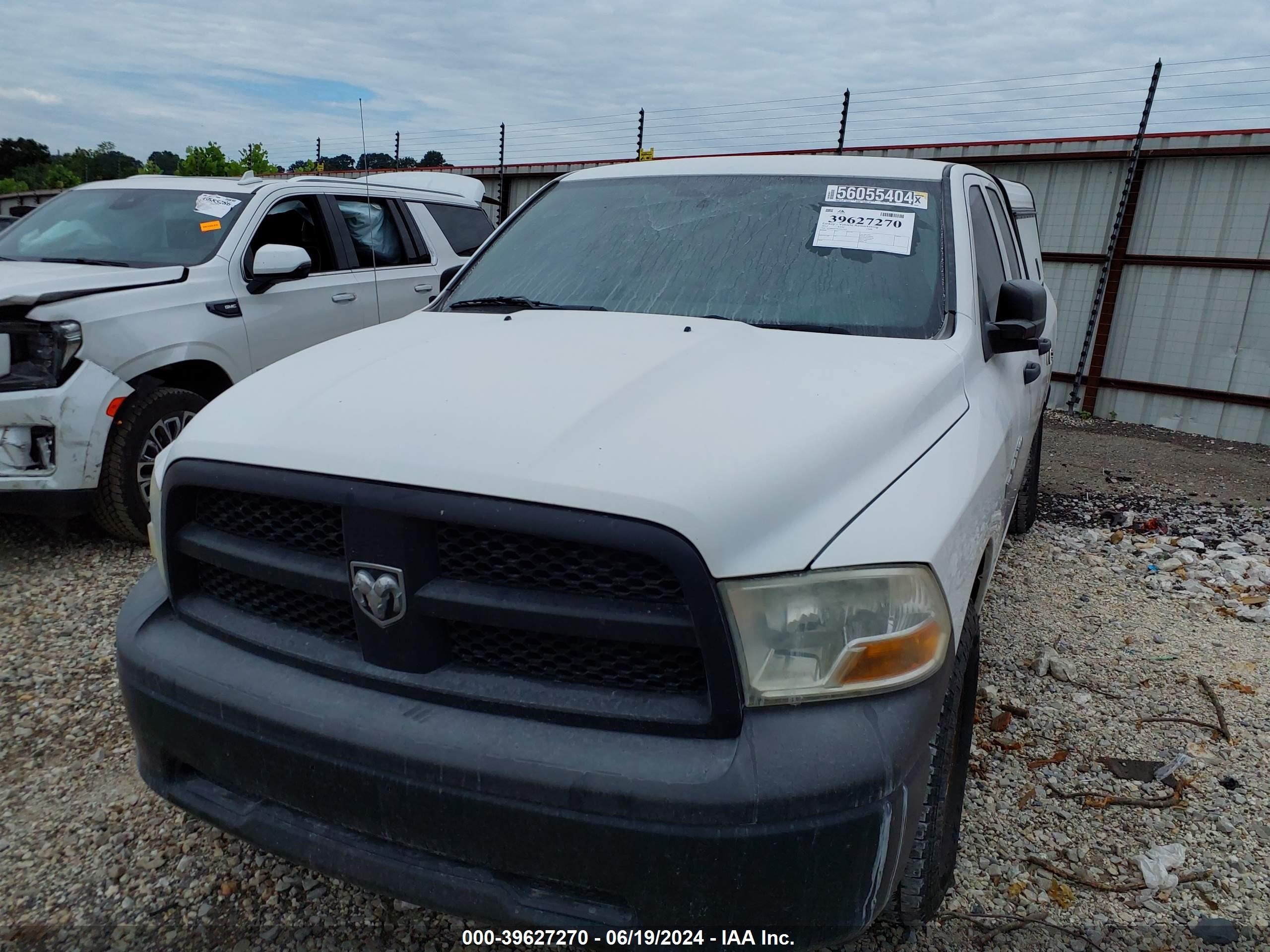 2012 Ram 1500 St vin: 1C6RD7FTXCS231512