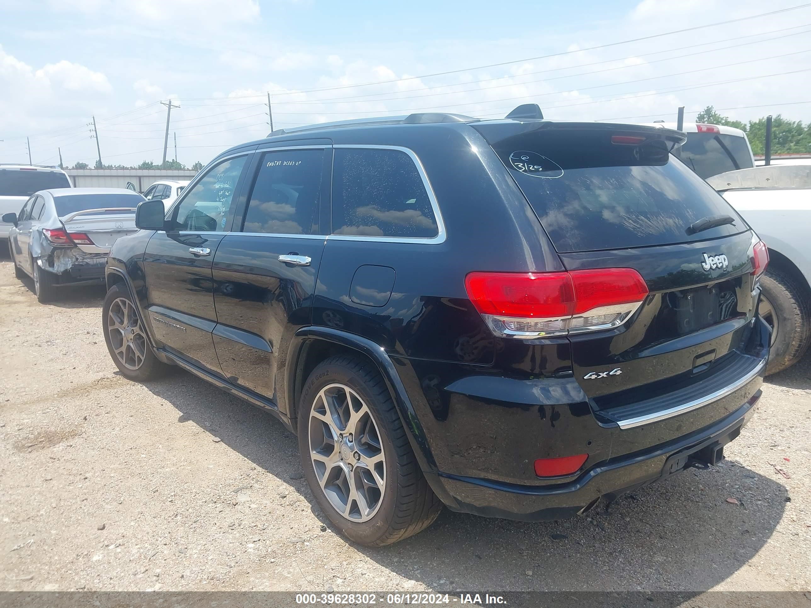 2020 Jeep Grand Cherokee Overland 4X4 vin: 1C4RJFCT2LC250713