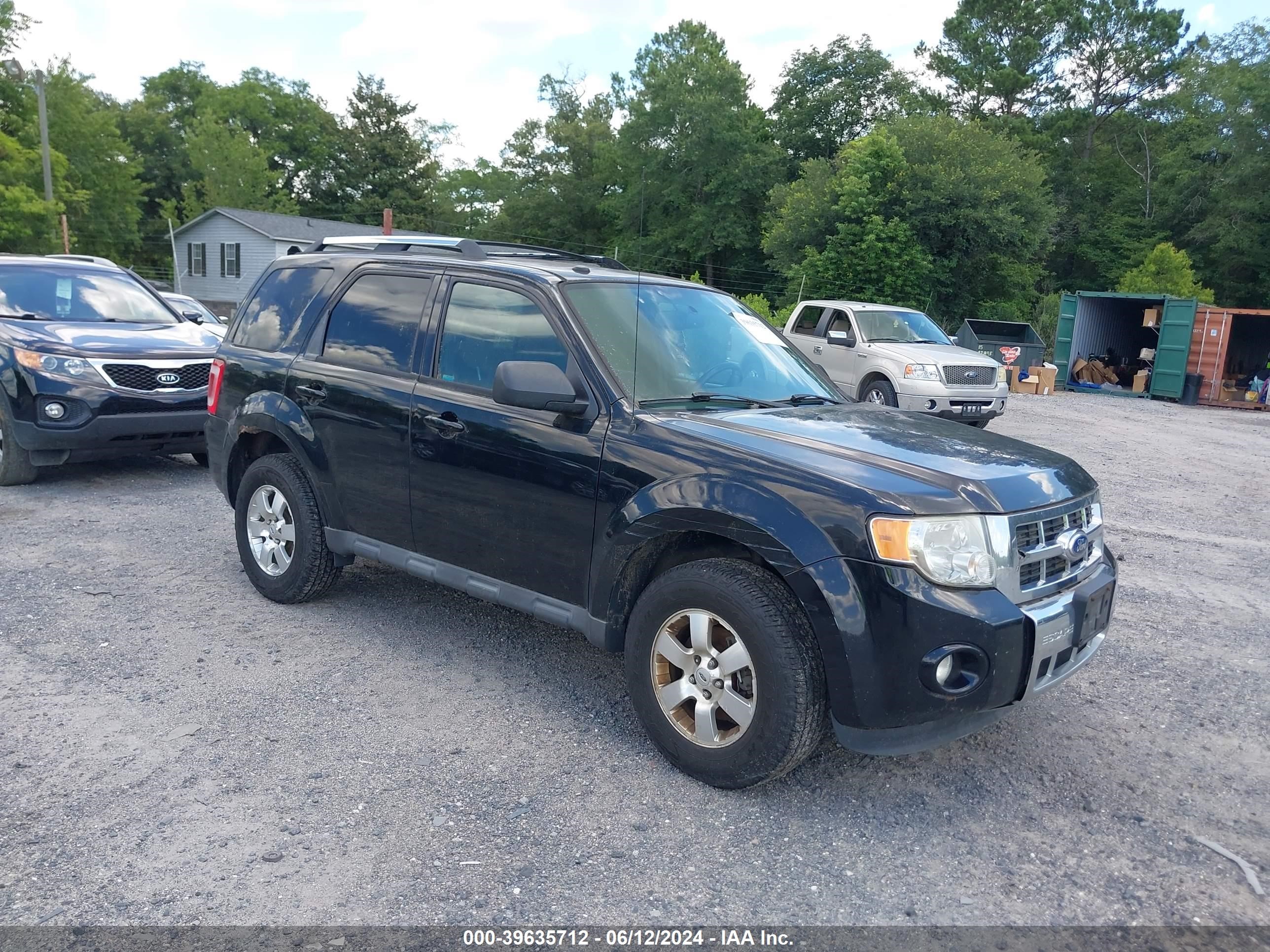 2012 Ford Escape Limited vin: 1FMCU0E79CKB47364