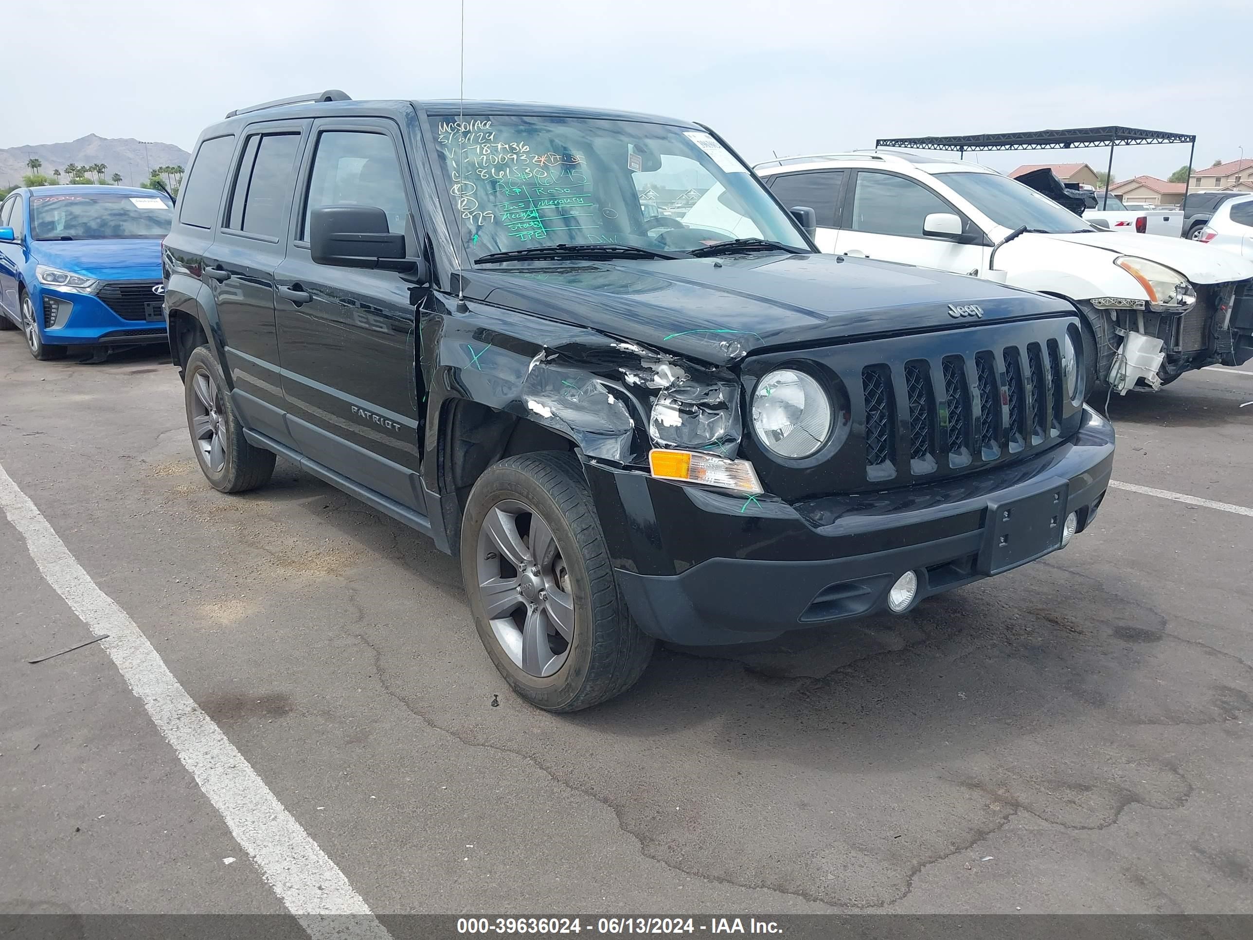 2016 Jeep Patriot Sport Se vin: 1C4NJPBA5GD787936